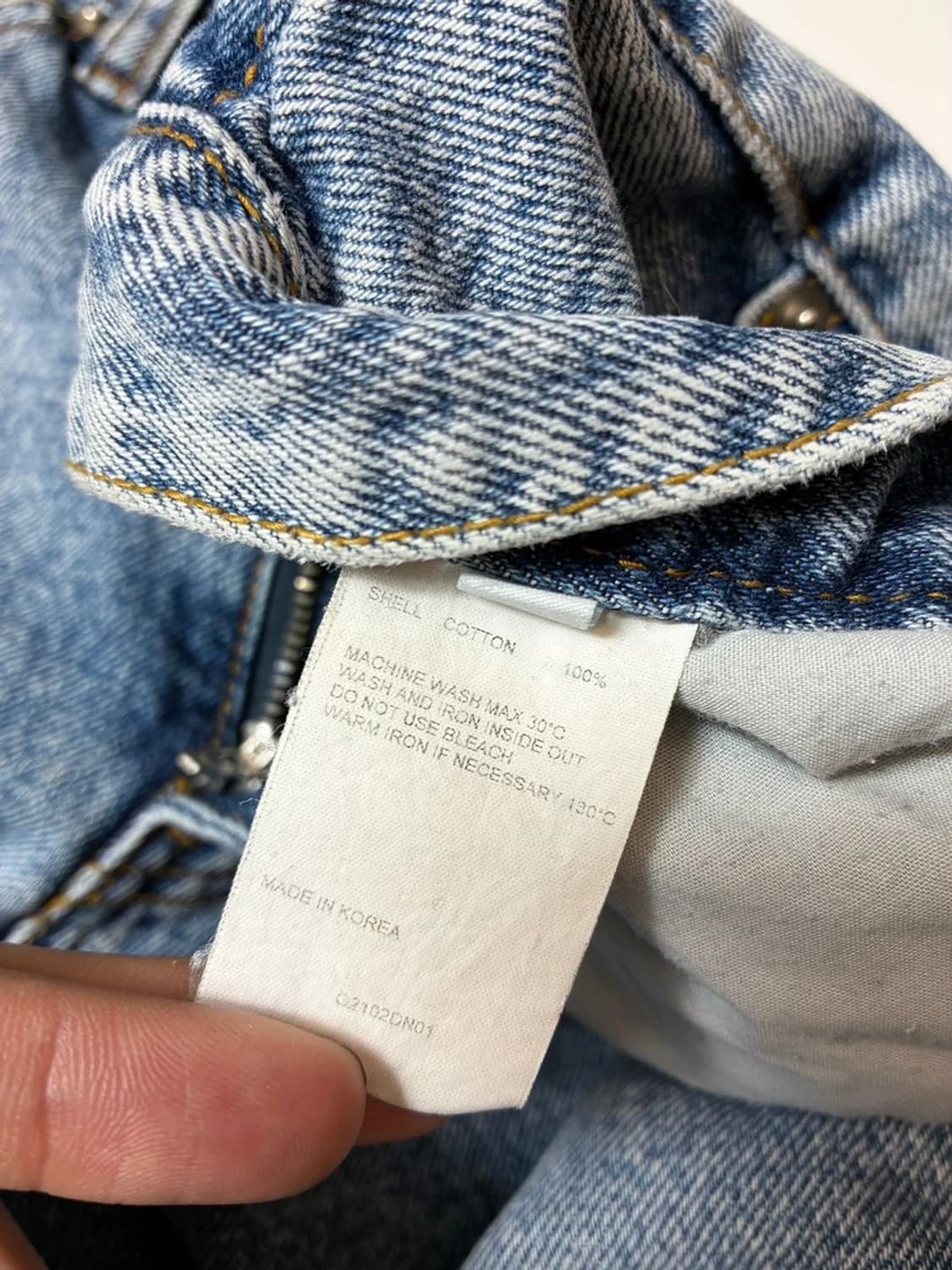 감마갤러리 21FW 웨이브 진 라이트블루 데님 팬츠 PN8433 상품이미지9