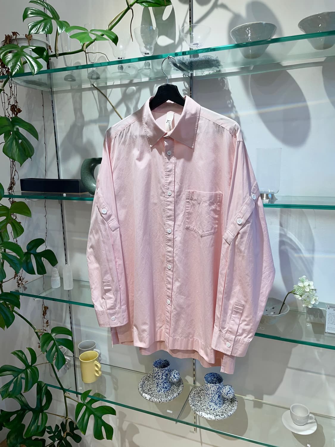 요지야마모토 ground y back open shirt 상품이미지4