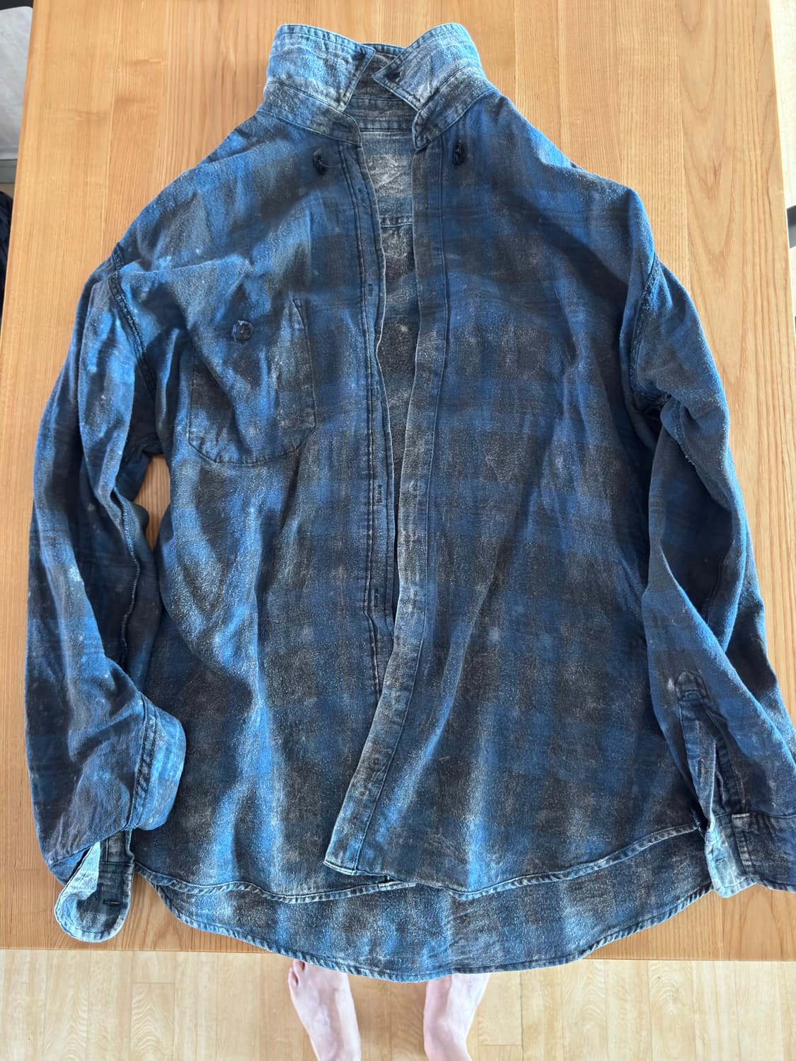 Urban outfitters 리버서블 체크 남방 상품이미지2