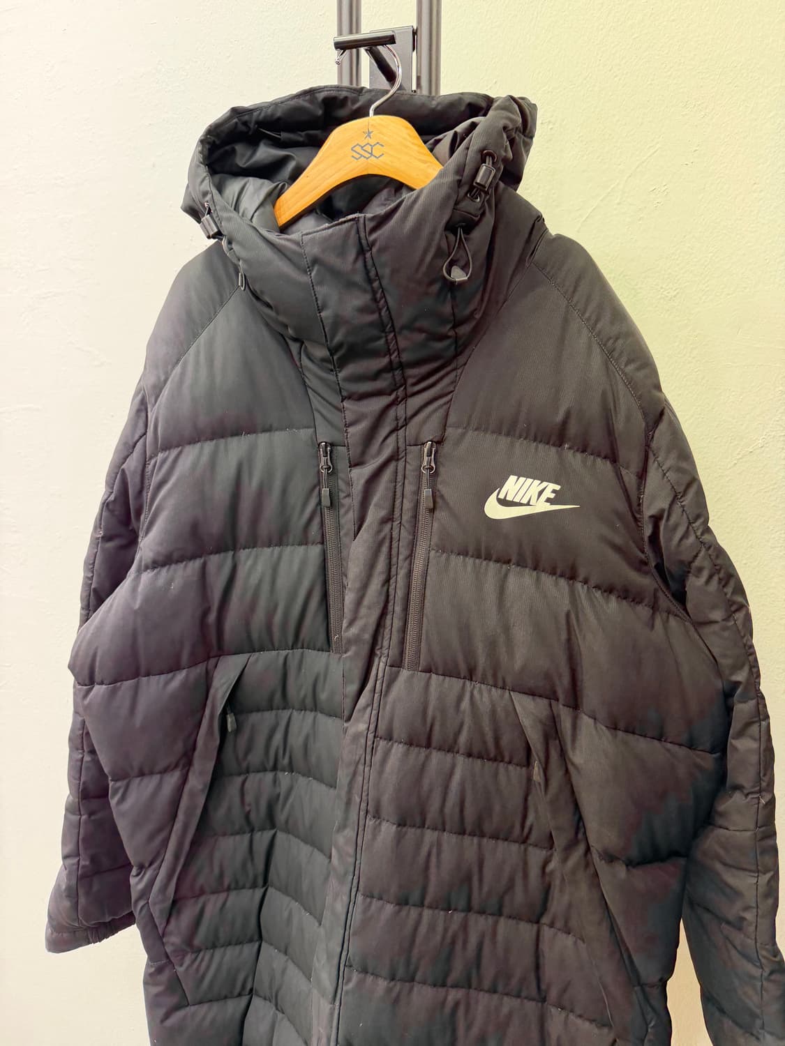 정품) 나이키 남성 블랙 롱패딩 XXL  상품이미지3