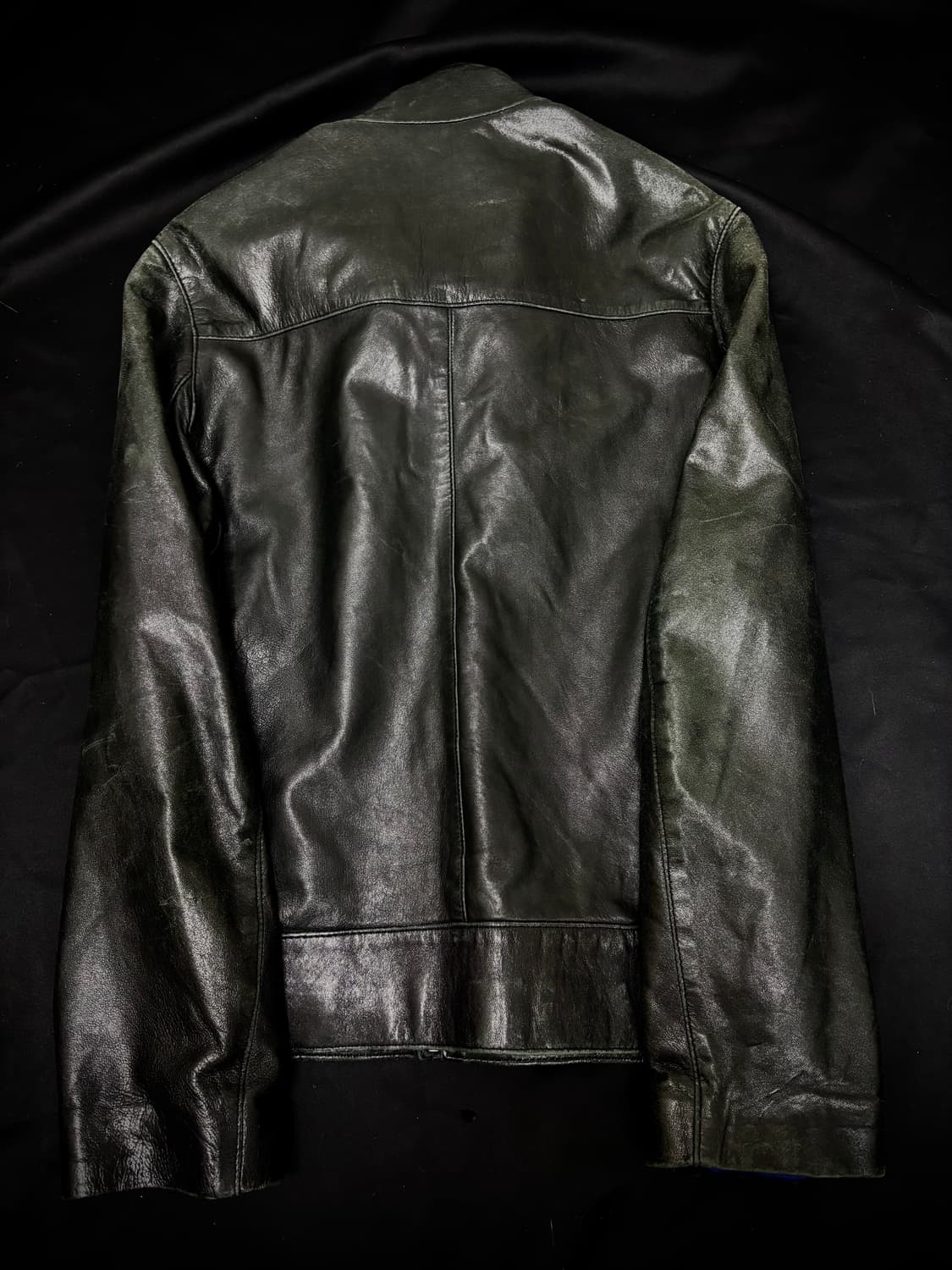 [Leather]Chic Zip Detail SHELL Leather J 상품이미지5