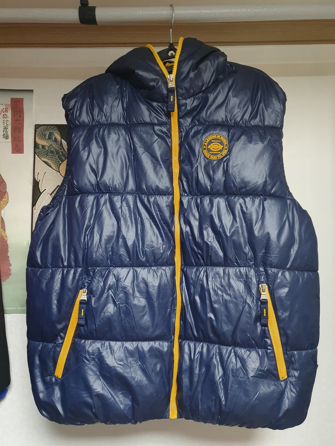 디키즈 USA 오리지널 글로시 다운 패딩 조끼 상품이미지1