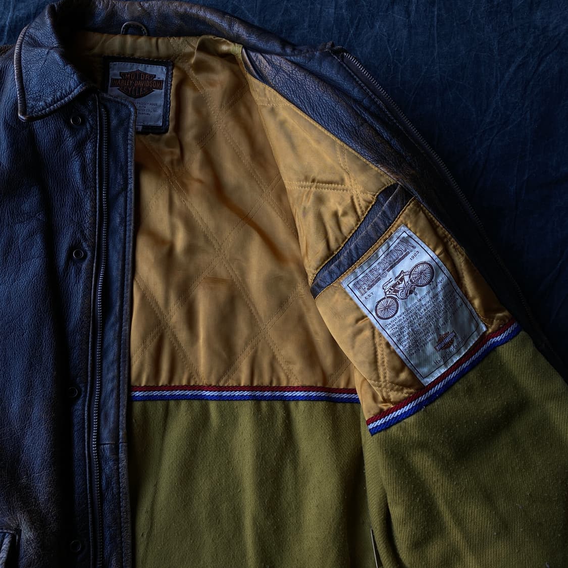 Harley-davidson cowhide jacket 상품이미지8