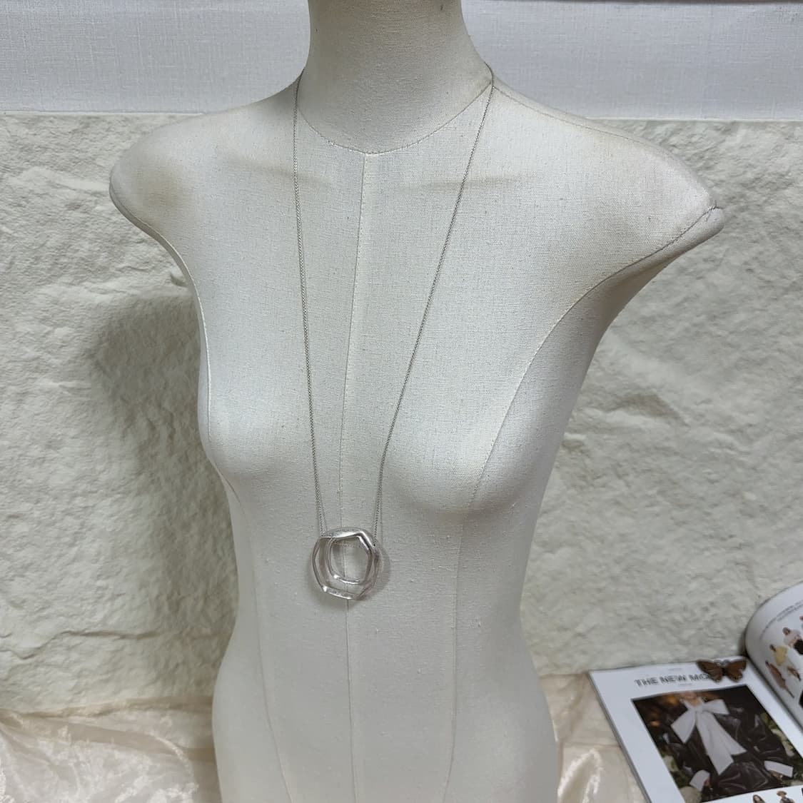 빈티지 달 오각별 레이어드  초커 목걸이 상품이미지1