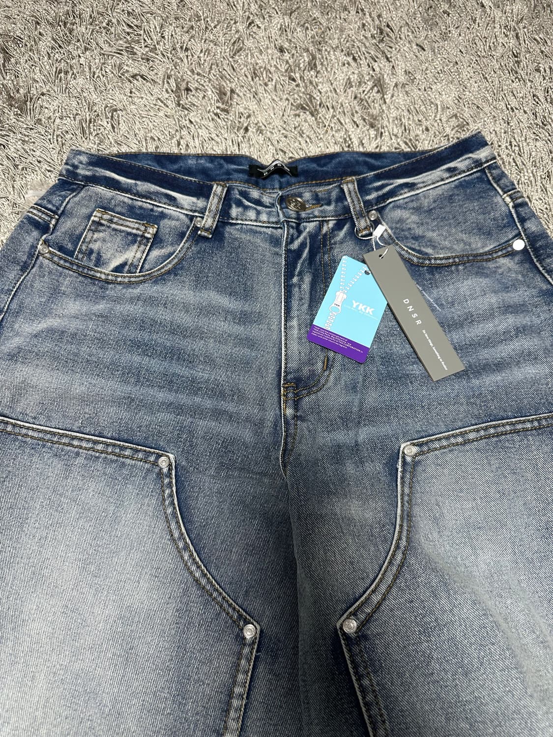 [L] dnsr 디앤써 브러쉬 카펜터 데님 팬츠 상품이미지6