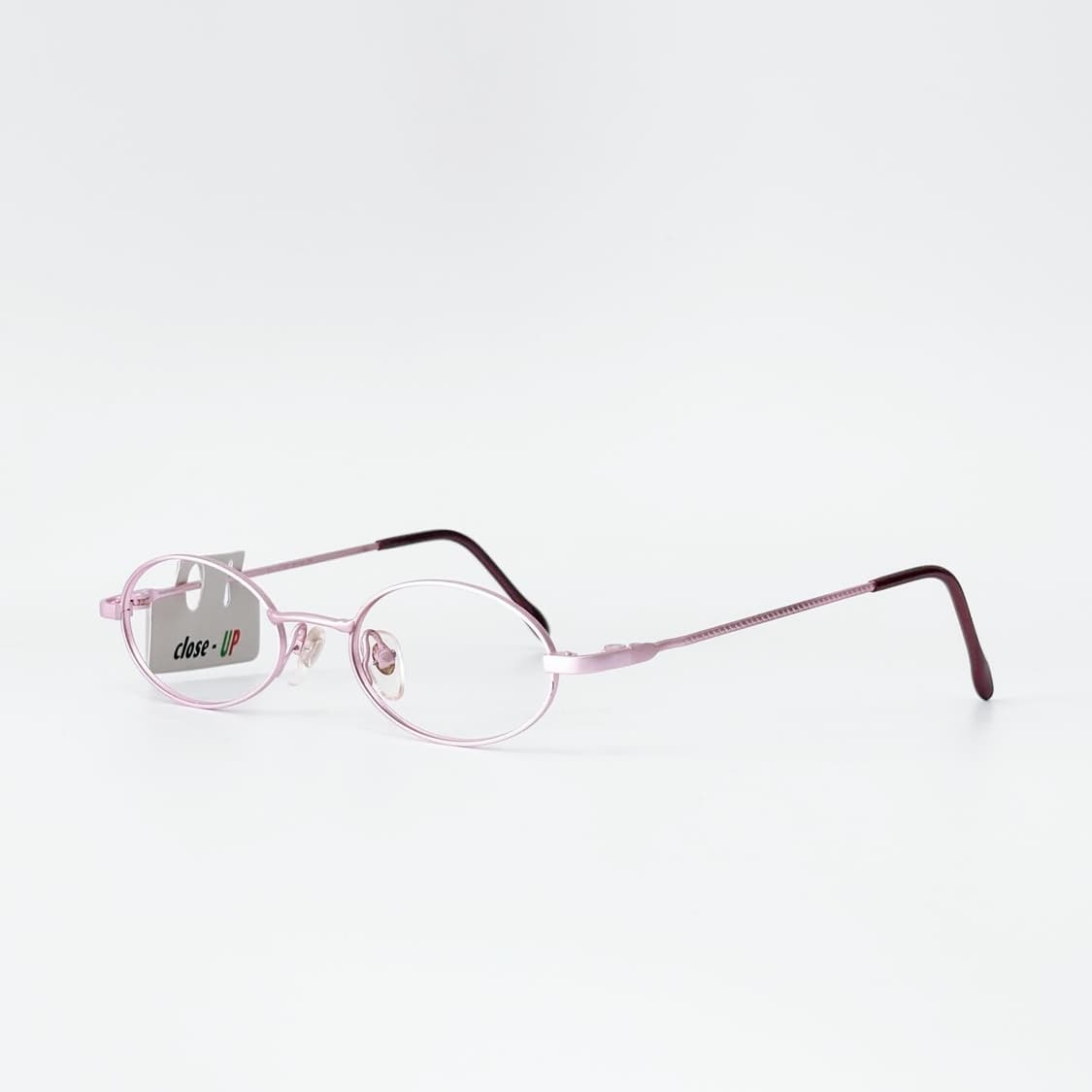 Close-up 핑크 오벌 메탈 데드스탁 빈티지안경 상품이미지2