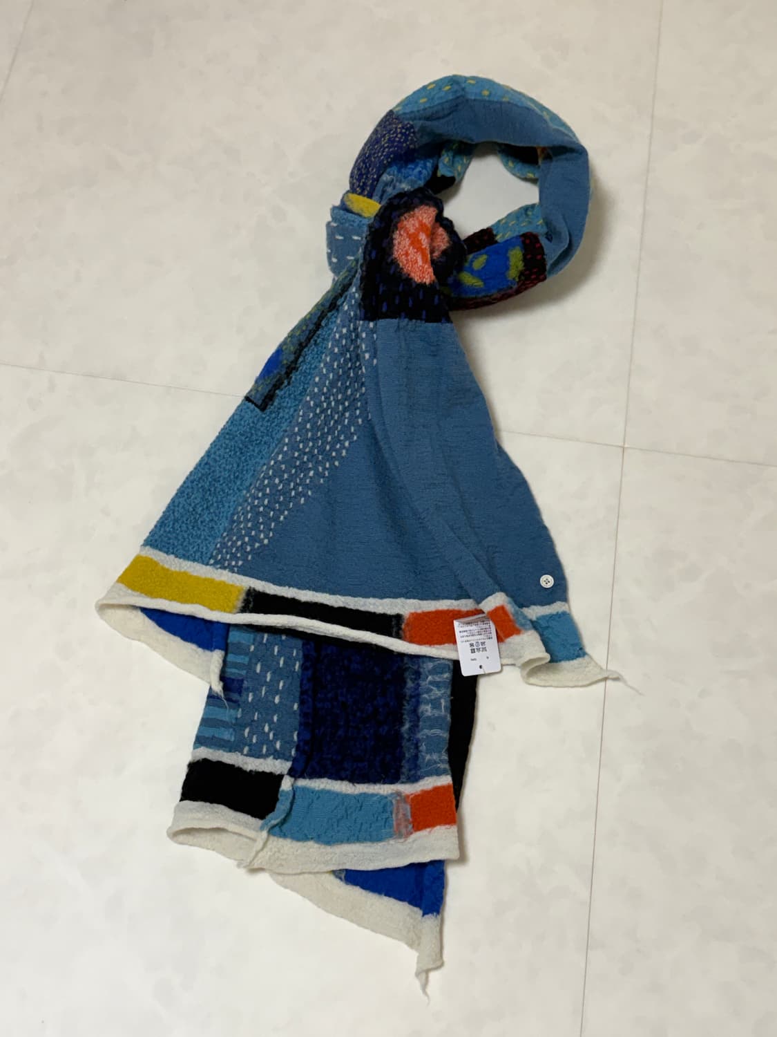 캐피탈 쉬링크 플리스 울 스페이스 가베 스카프 상품이미지1