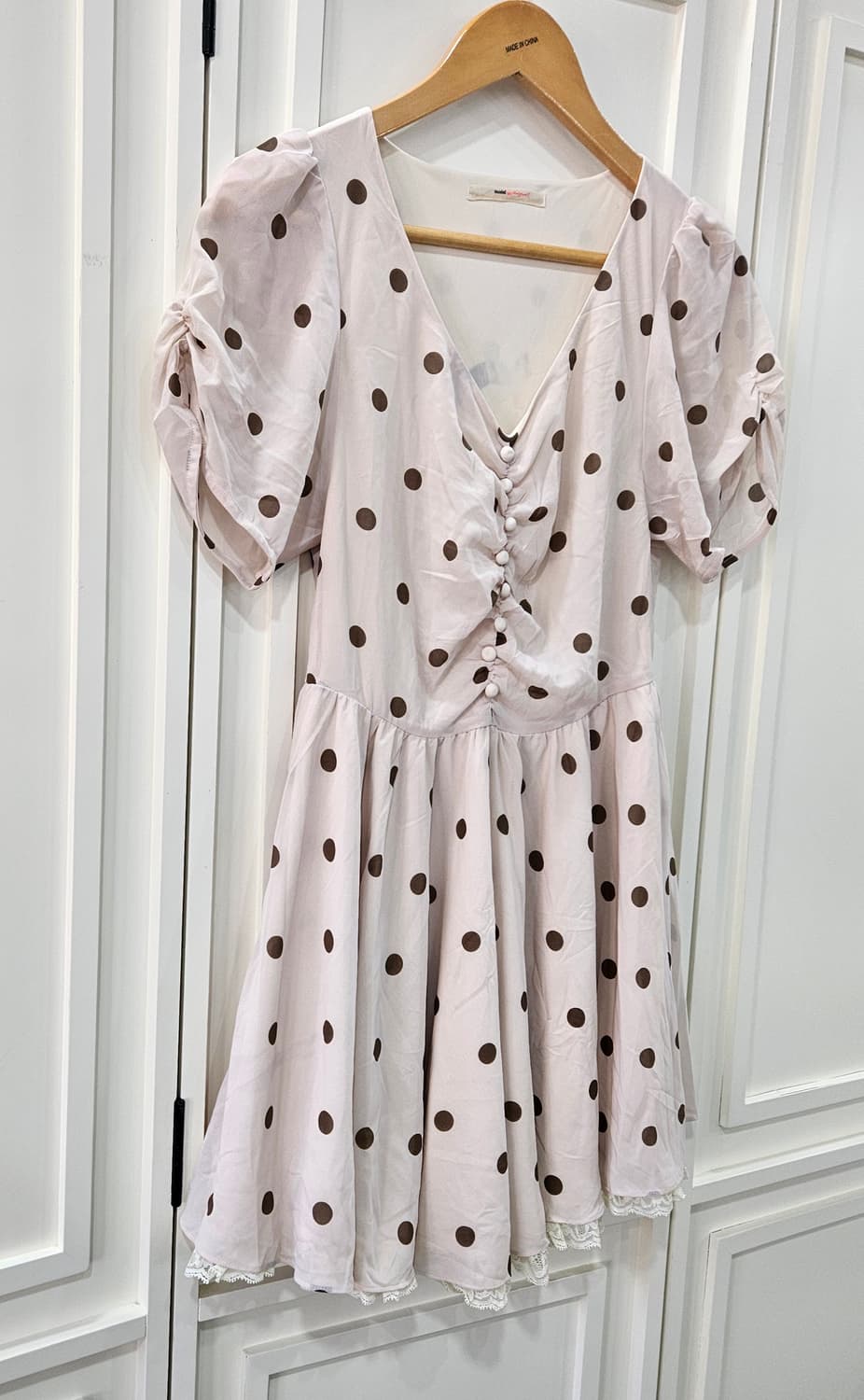 SNIDEL(스나이델) 도트 퍼프 원피스 상품이미지2