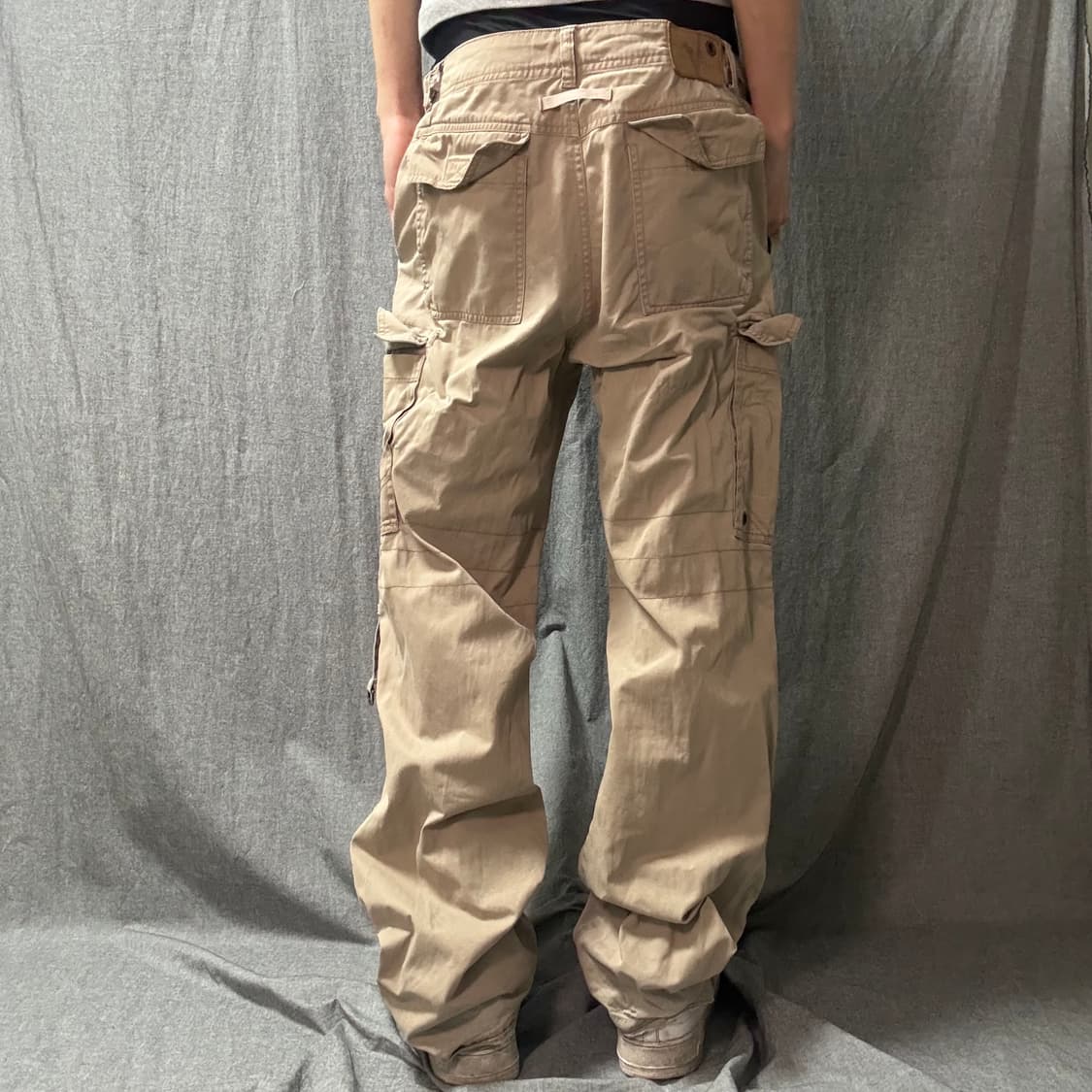 와이드 카코 팬츠 베이지 상품이미지5