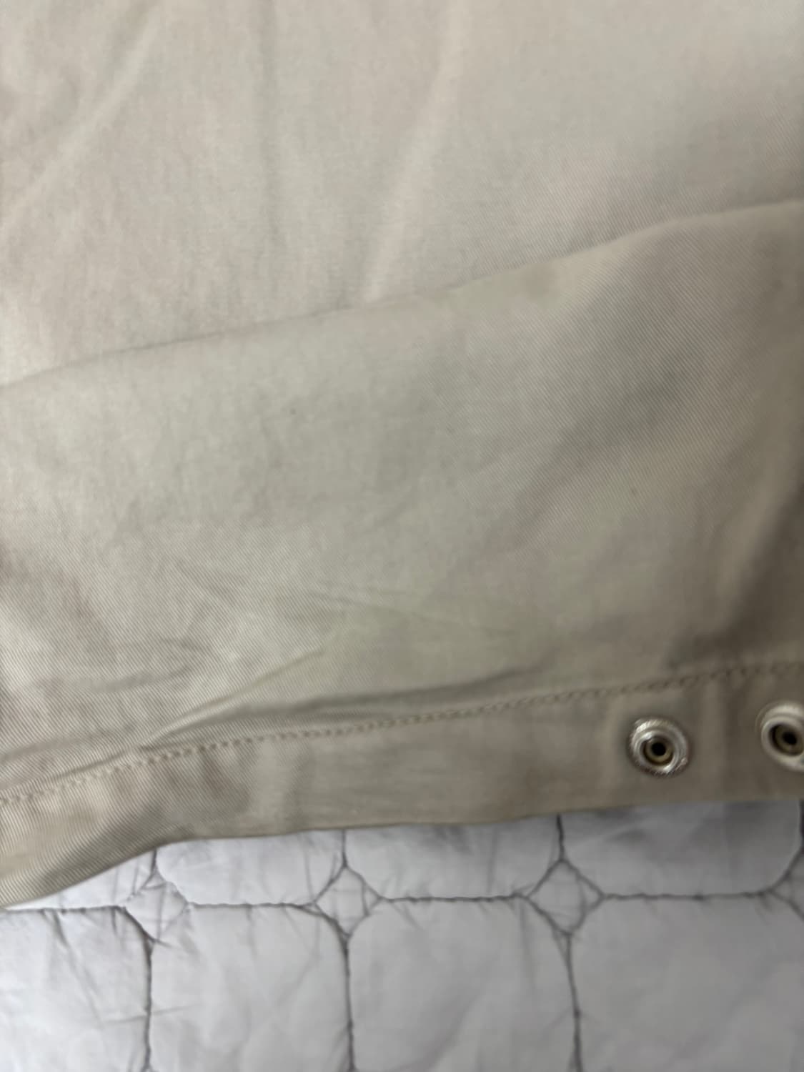 [2] 9999아카이브 쥬얼리 리벳 더블니 팬츠 베이지 상품이미지9