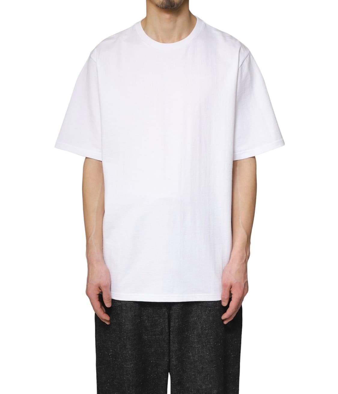 그라프페이퍼 크루넥 반팔 (화이트/3사이즈) 상품이미지2