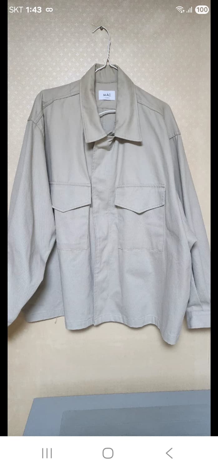 남성 오버핏 자켓 프리사이즈 새급 상품이미지2