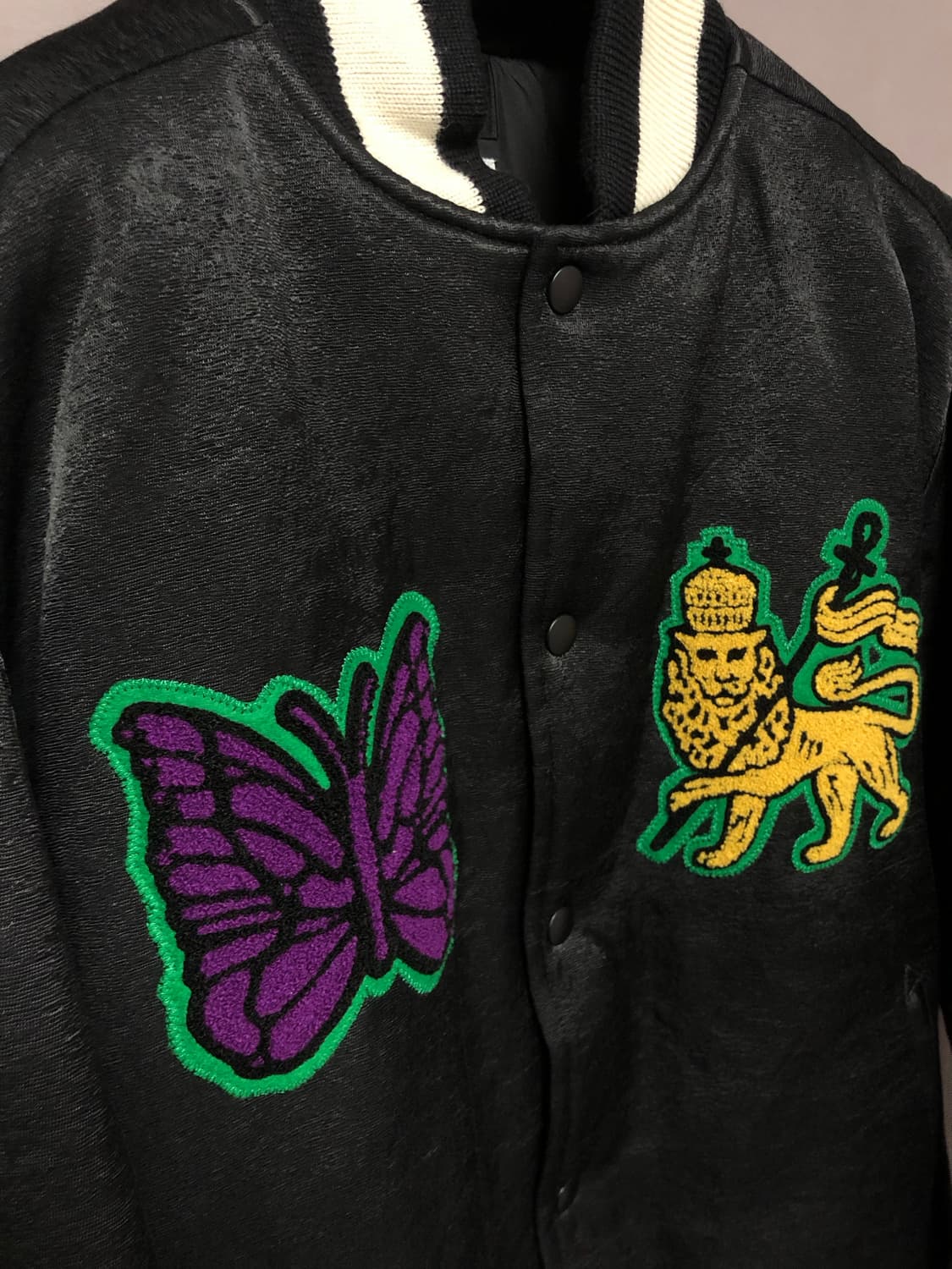 니들스 X 사스콰치패브릭스 어워드 바시티 자켓 상품이미지5