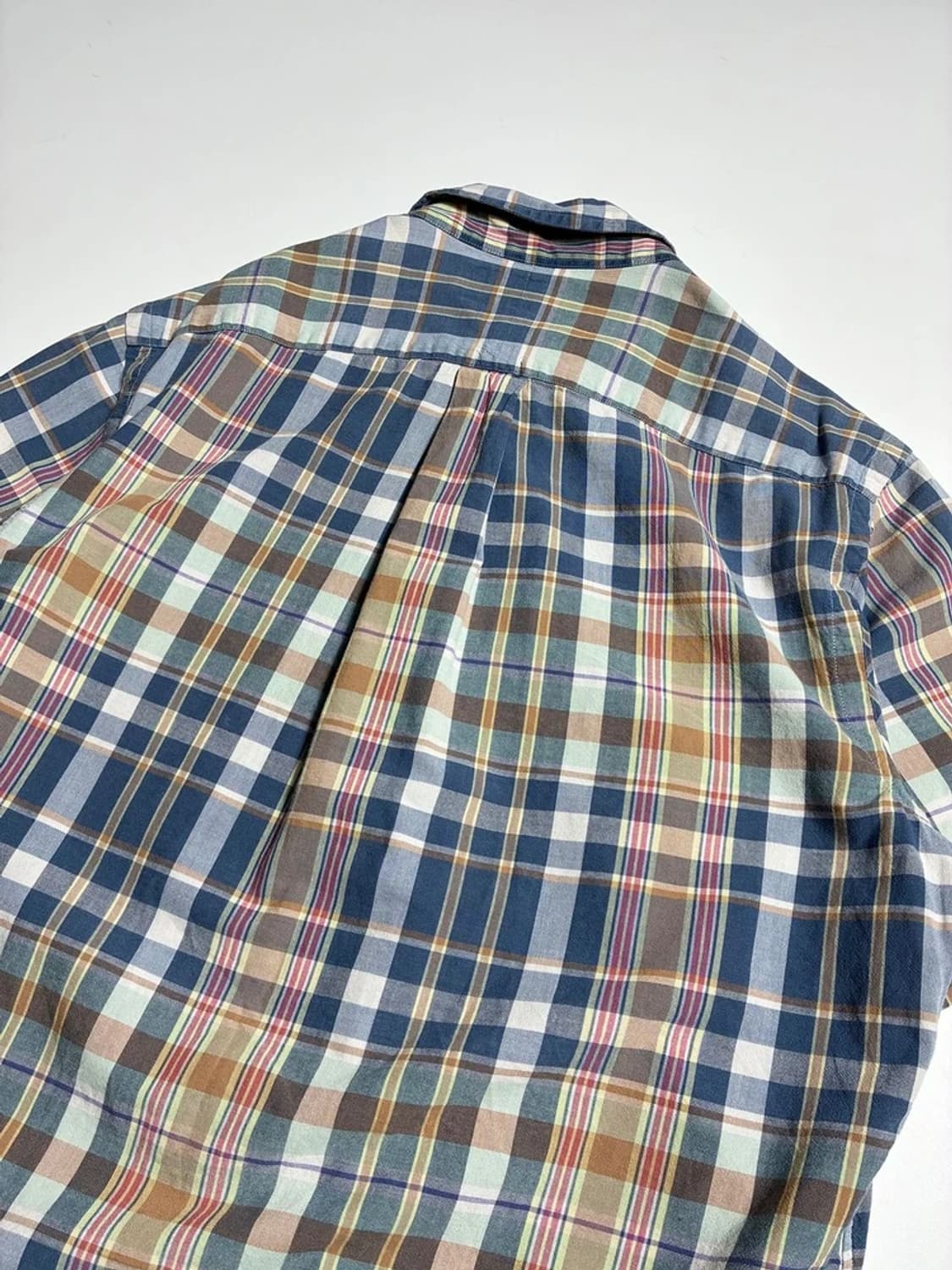 폴로 랄프로렌 커스텀핏 체크패턴 버튼다운 반팔 셔츠 R1852 상품이미지5