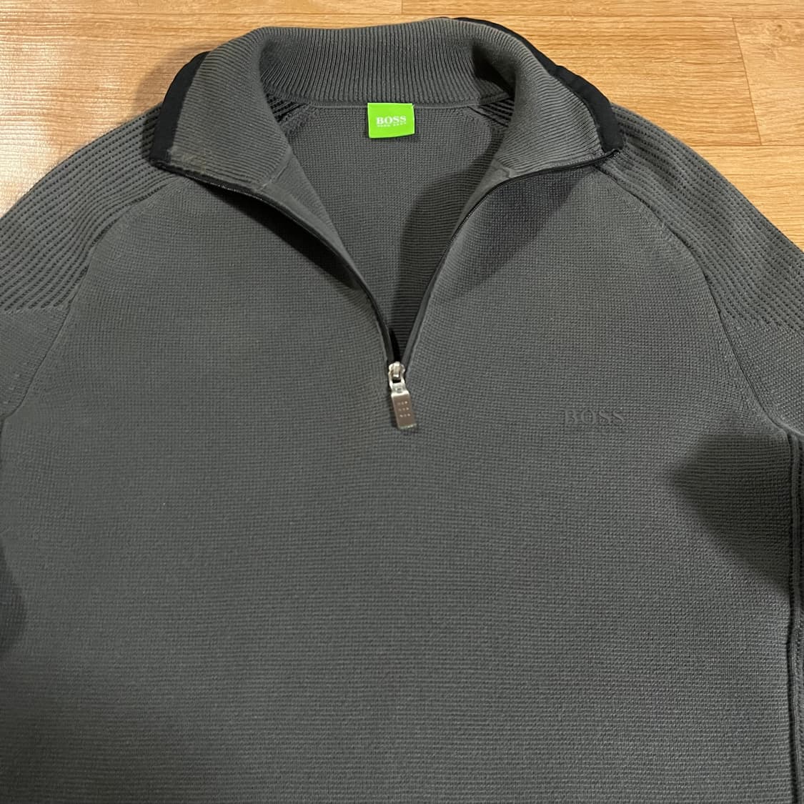 [95] 휴고보스 골프 니트 반집업 상품이미지2