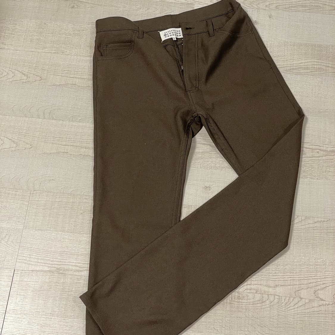 마르지엘라 백스티치 브라운 슬랙스 상품이미지2