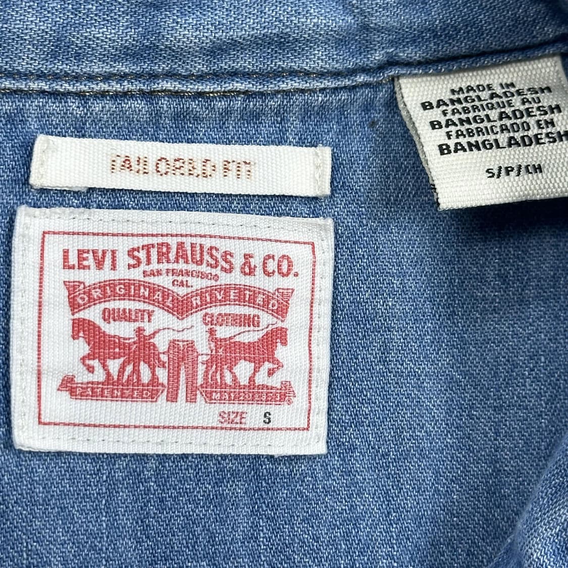 리바이스 오리지널 웨스턴 데님셔츠 (S 여성추천) 상품이미지5