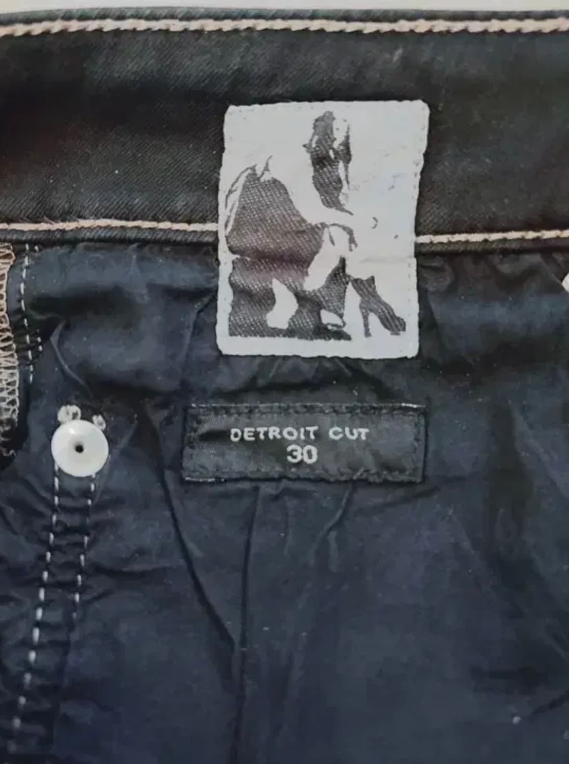 Rick OWENS Drkshdw 릭오웬스 디트로이트 데님 팬츠 30 상품이미지4