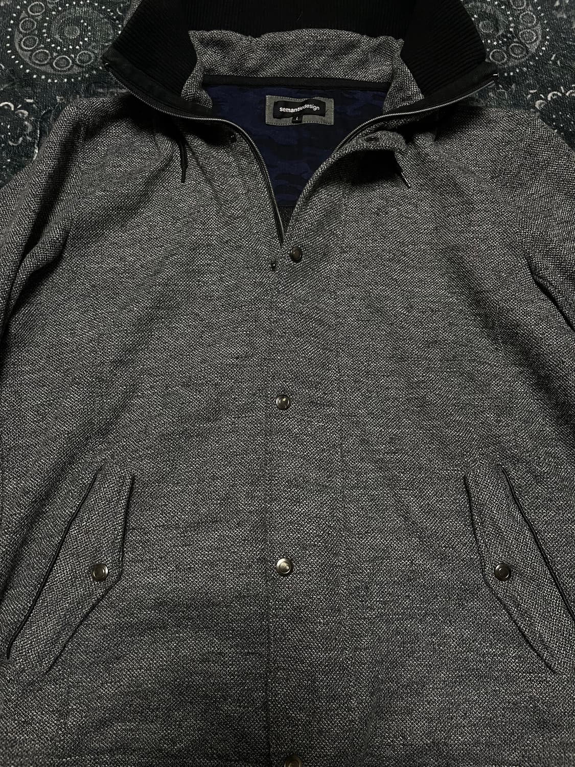 semantic design gray jacket 상품이미지4