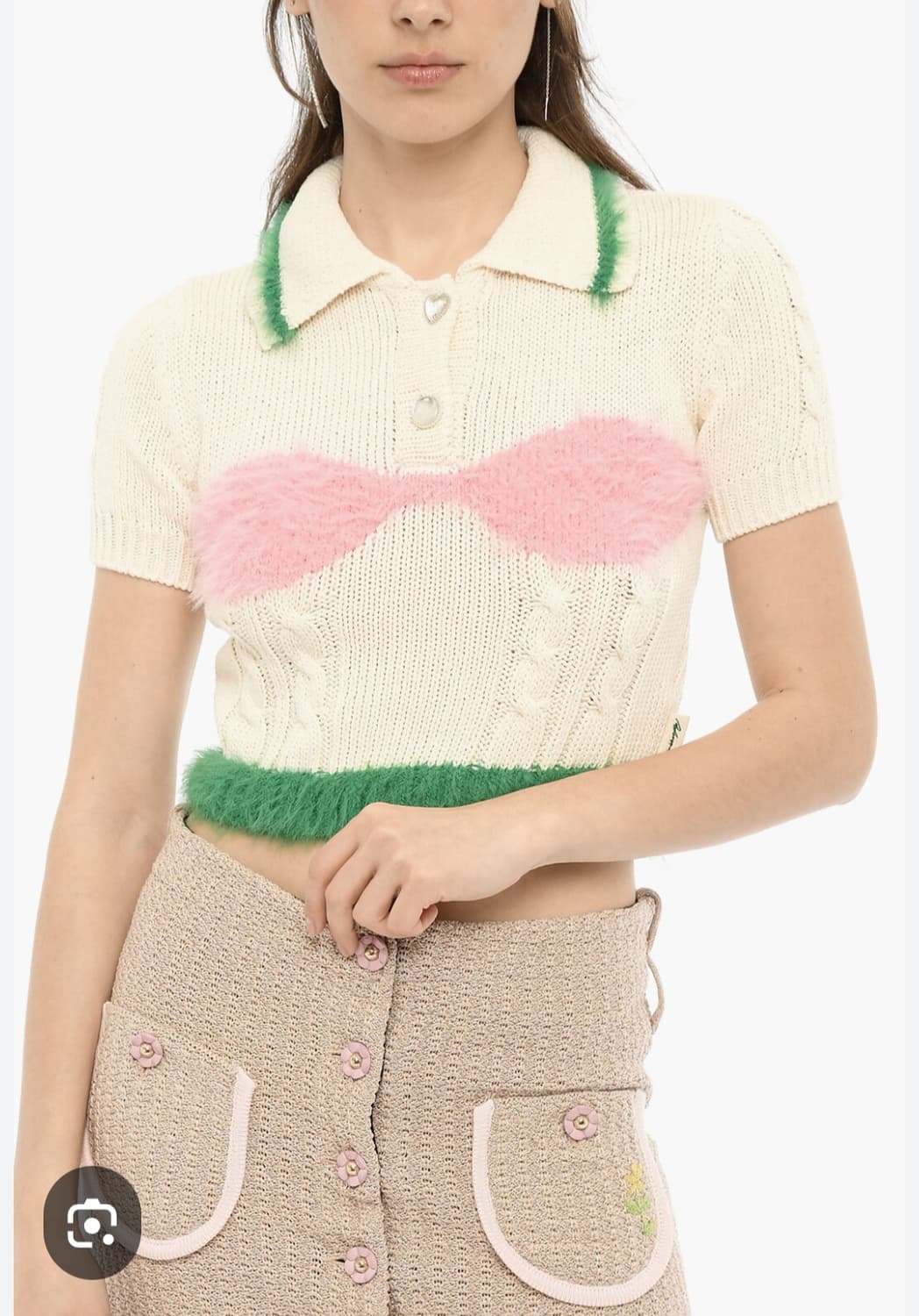 앤더슨벨 란제리 인타르시아 니트탑XS 상품이미지9