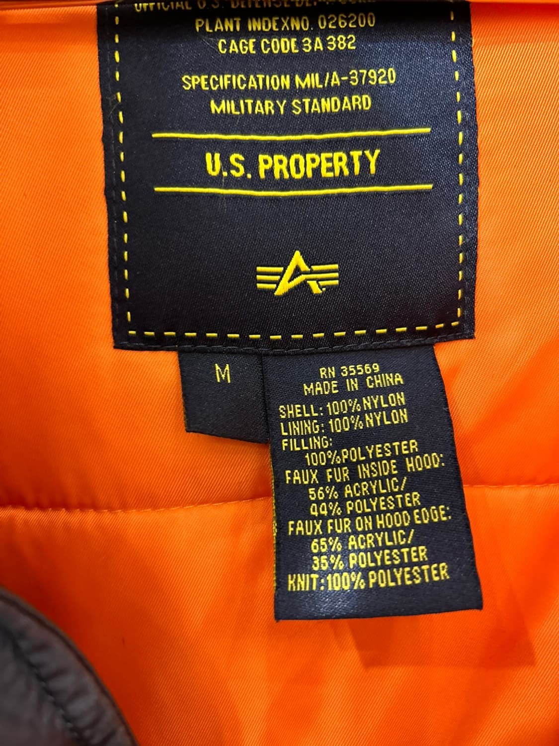 알파인더스트리 N3B 패딩 후드퍼 상품이미지5