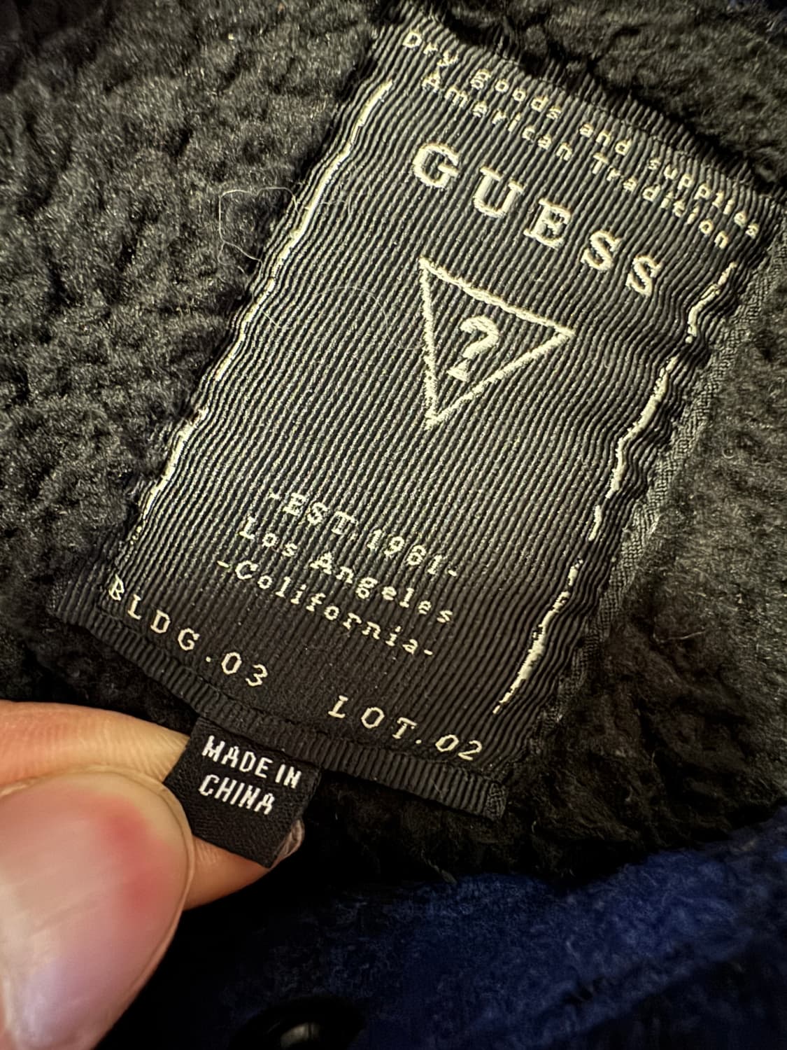 여성 게스 guess 양털 내피 타단체크 셔츠 자켓 상품이미지5