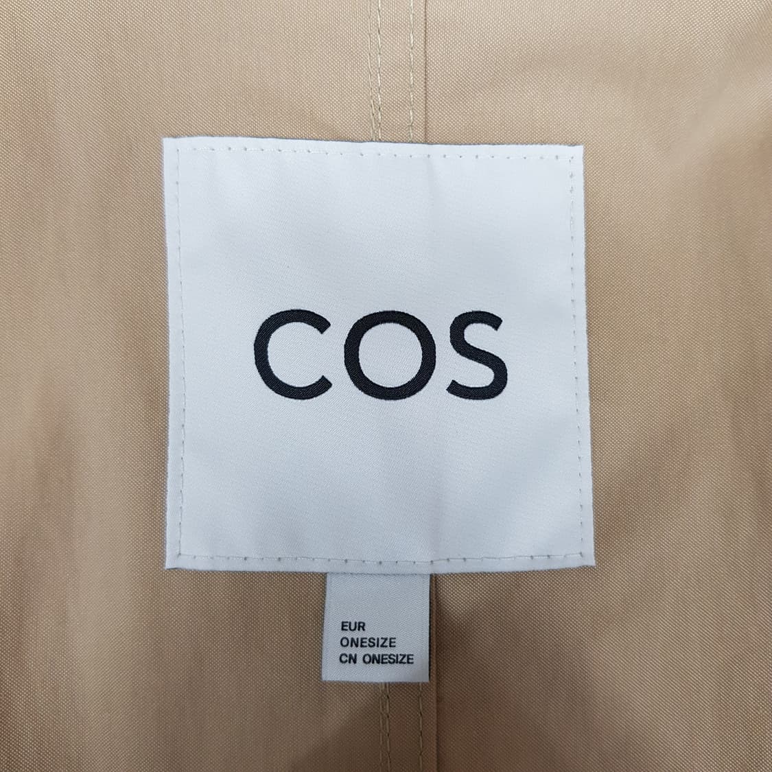 COS 베이지 케이프 스타일 크롭 재킷 F사이즈 상품이미지7
