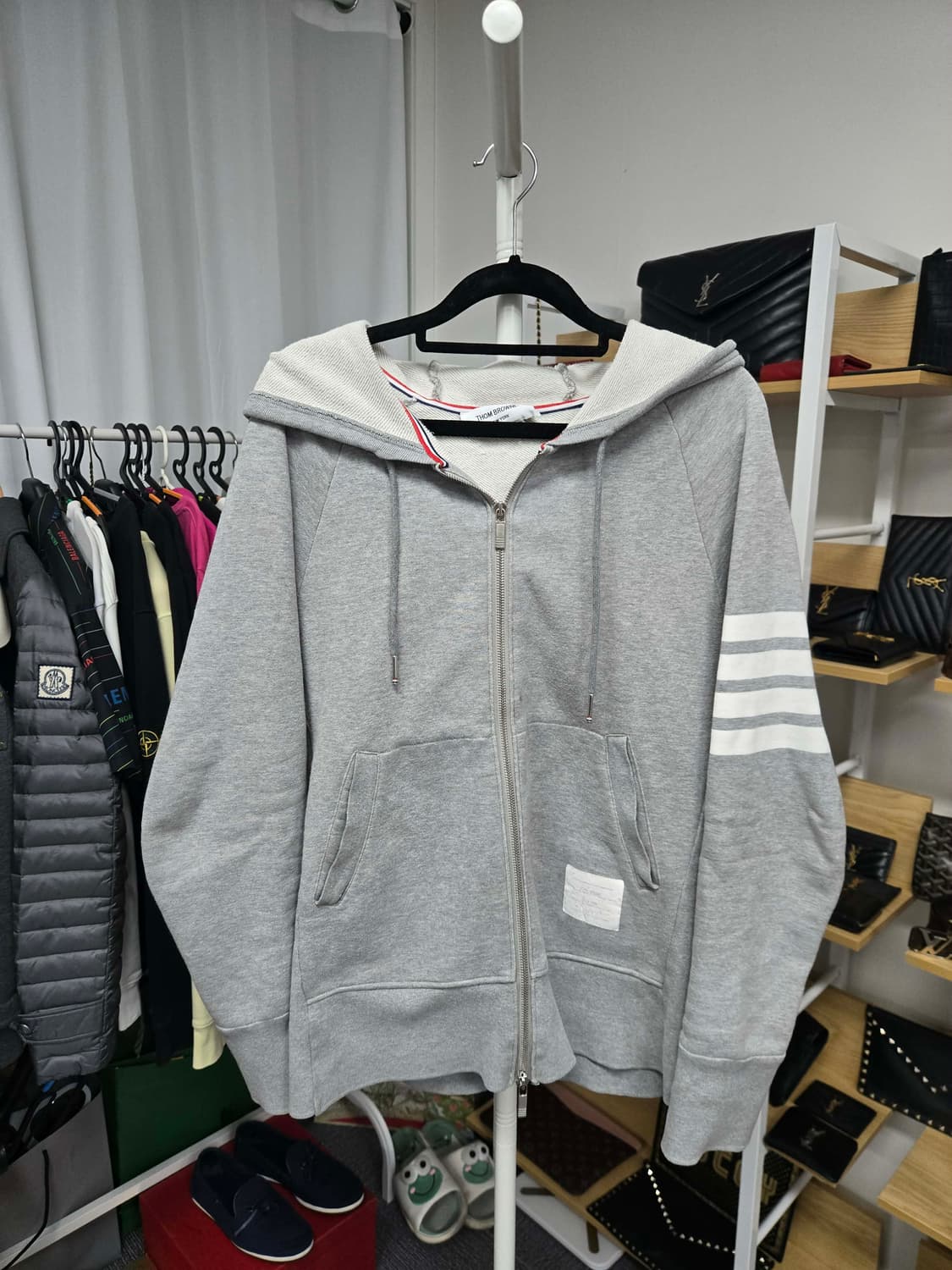 [A급컨디션] 톰브라운 후드집업 4사 상품이미지1