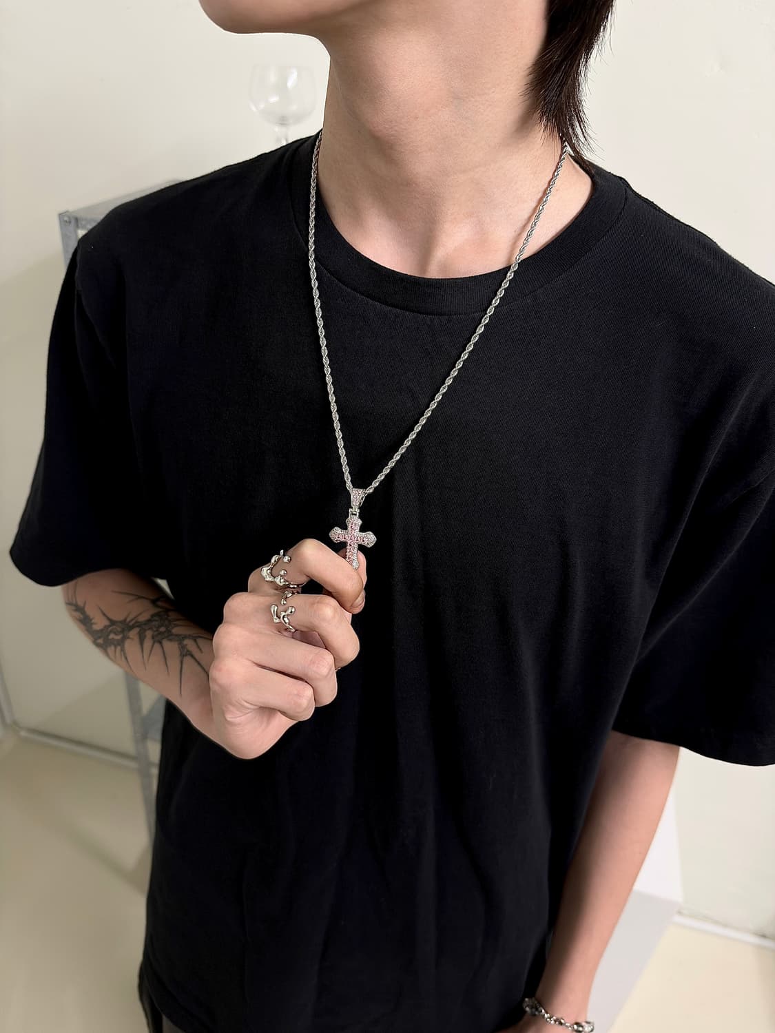 pcr053 Pink bxtch necklace 상품이미지10