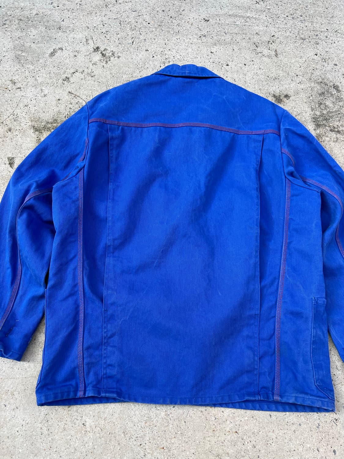 OLD EURO ROFA WASHED BLUE 빈티지프렌치워크자켓 상품이미지8