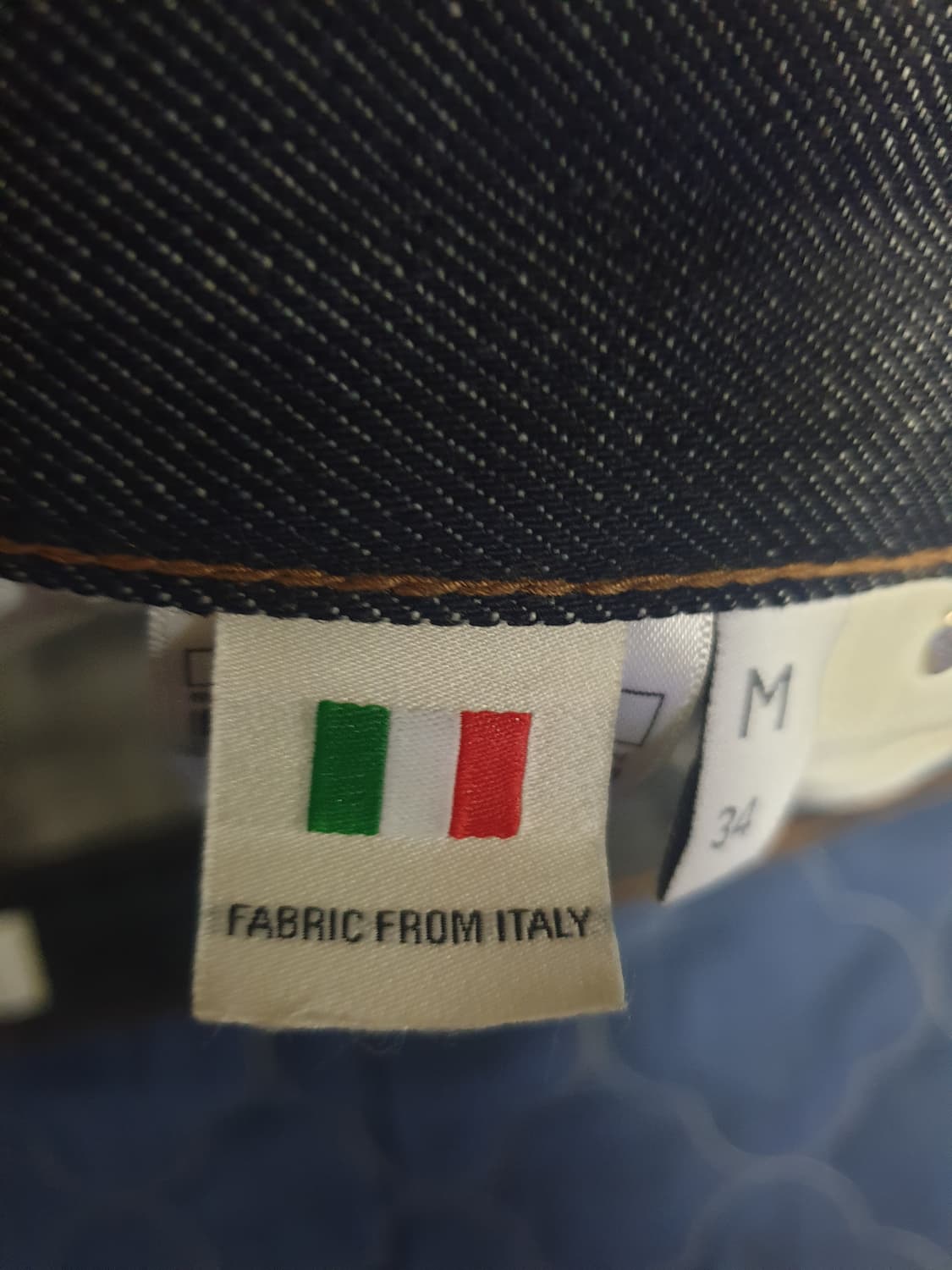 (새상품급) 플랙 051 칸디아니 스티즈 스트레이트 생지 데님진 (34) 상품이미지8