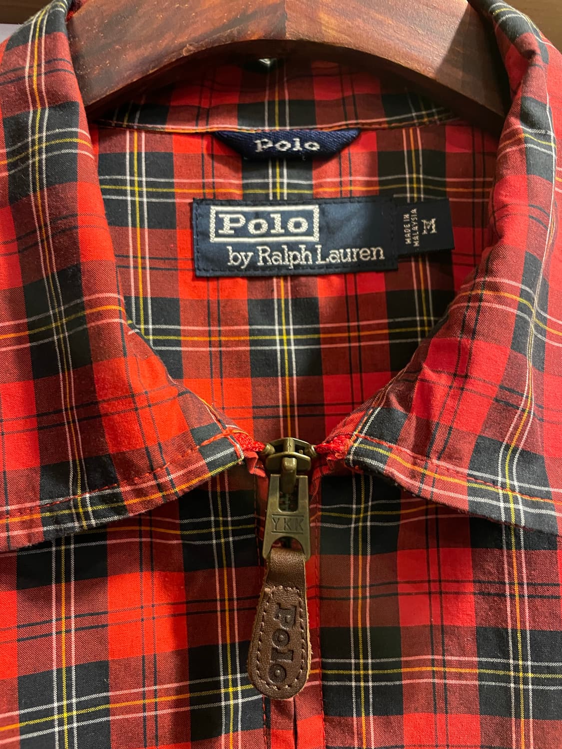 폴로 체크집업 자켓 상품이미지4