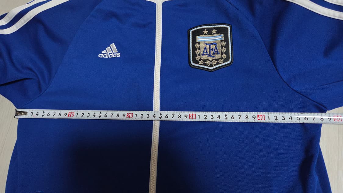(착샷) 아디다스 아르헨티나 져지 트랙탑 블루 레트로  상품이미지7
