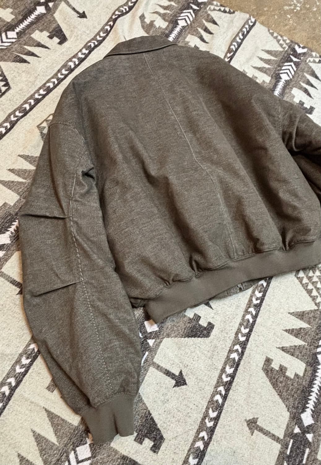 빈티지 스타일 코듀로이 봄버 상품이미지4