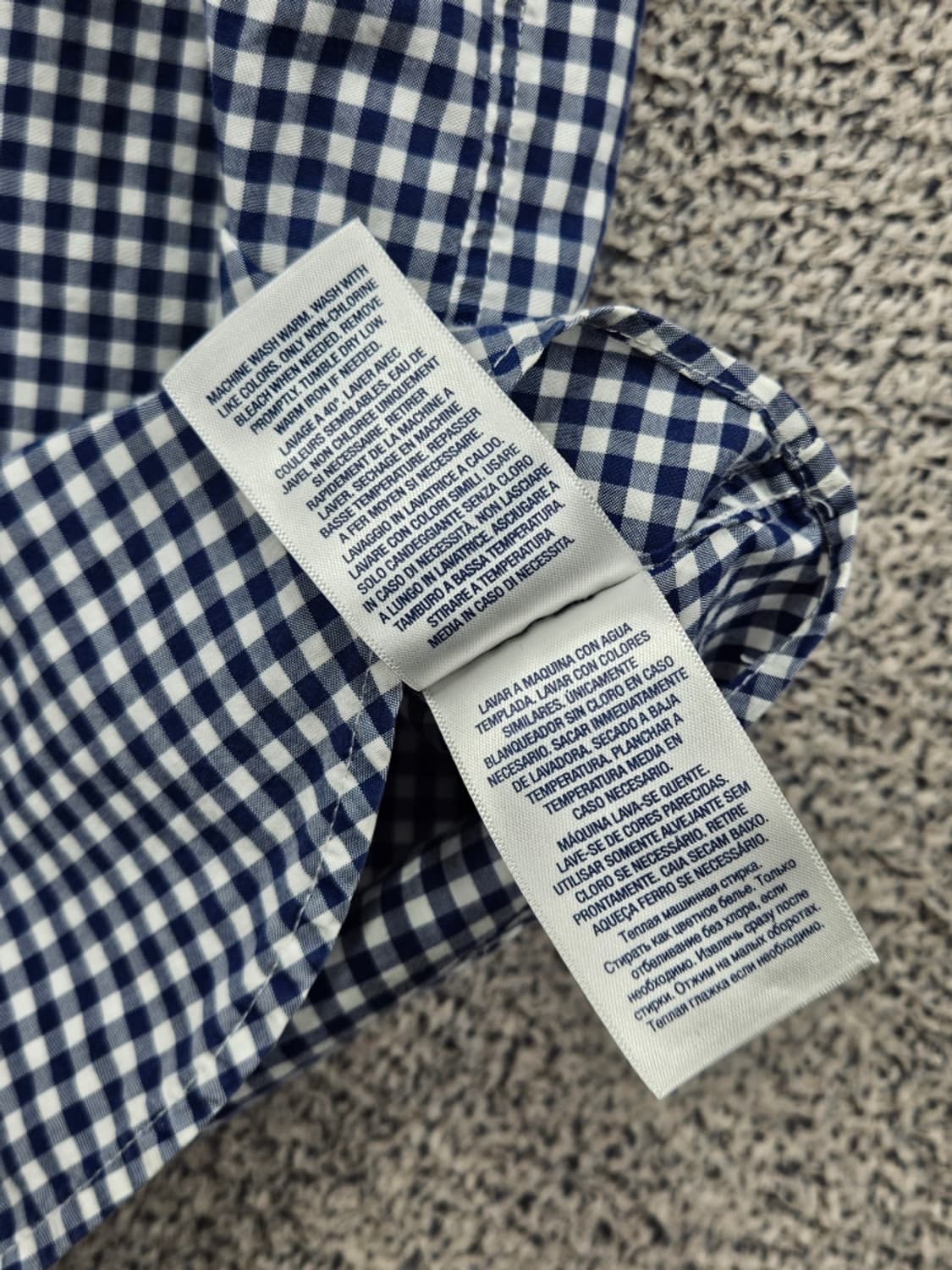 폴로랄프로렌 체크 반팔 셔츠 ( XL ) / 11856 상품이미지9