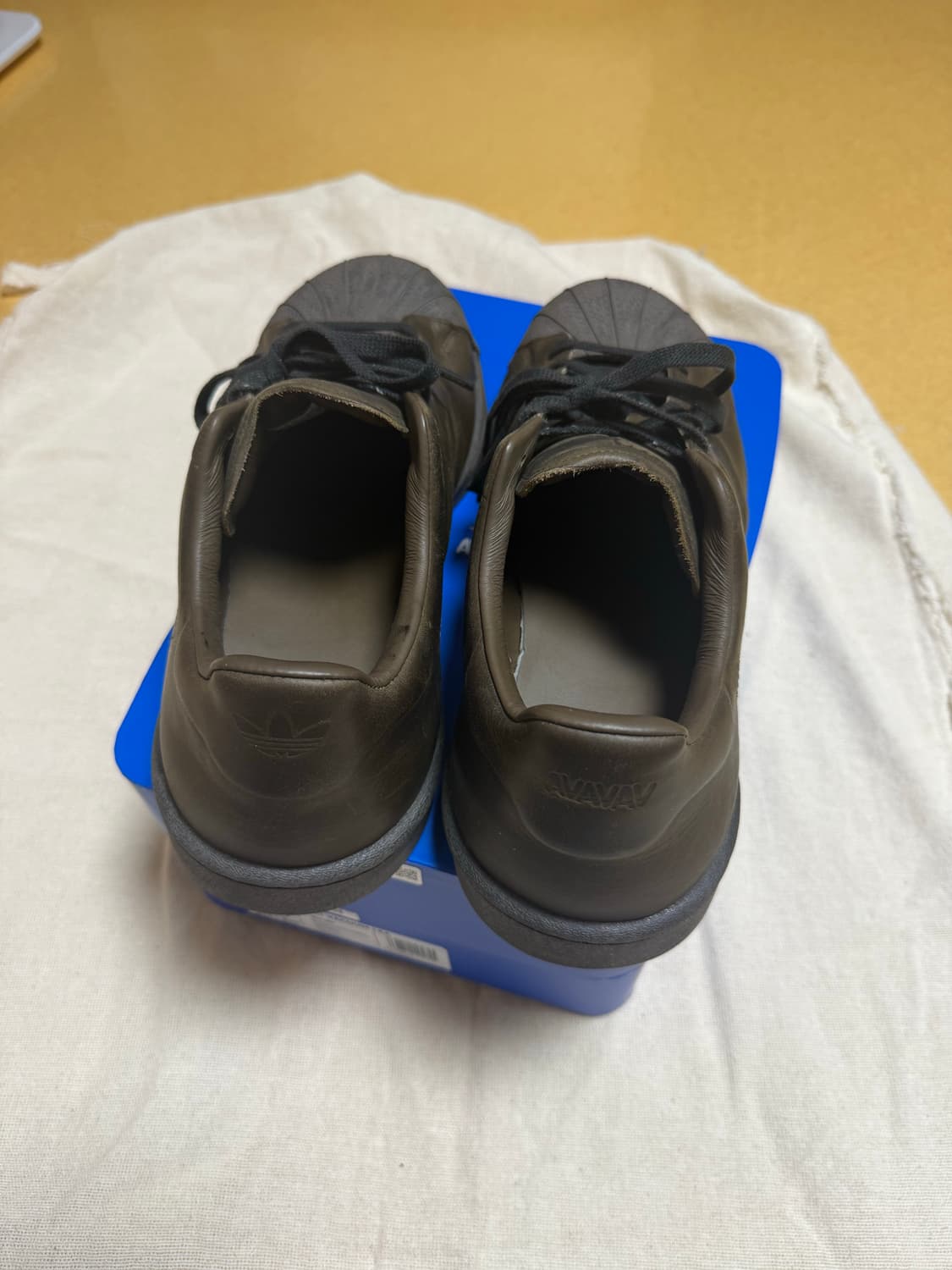 아디다스x아바바브 슈퍼스타 브라운 275 상품이미지6