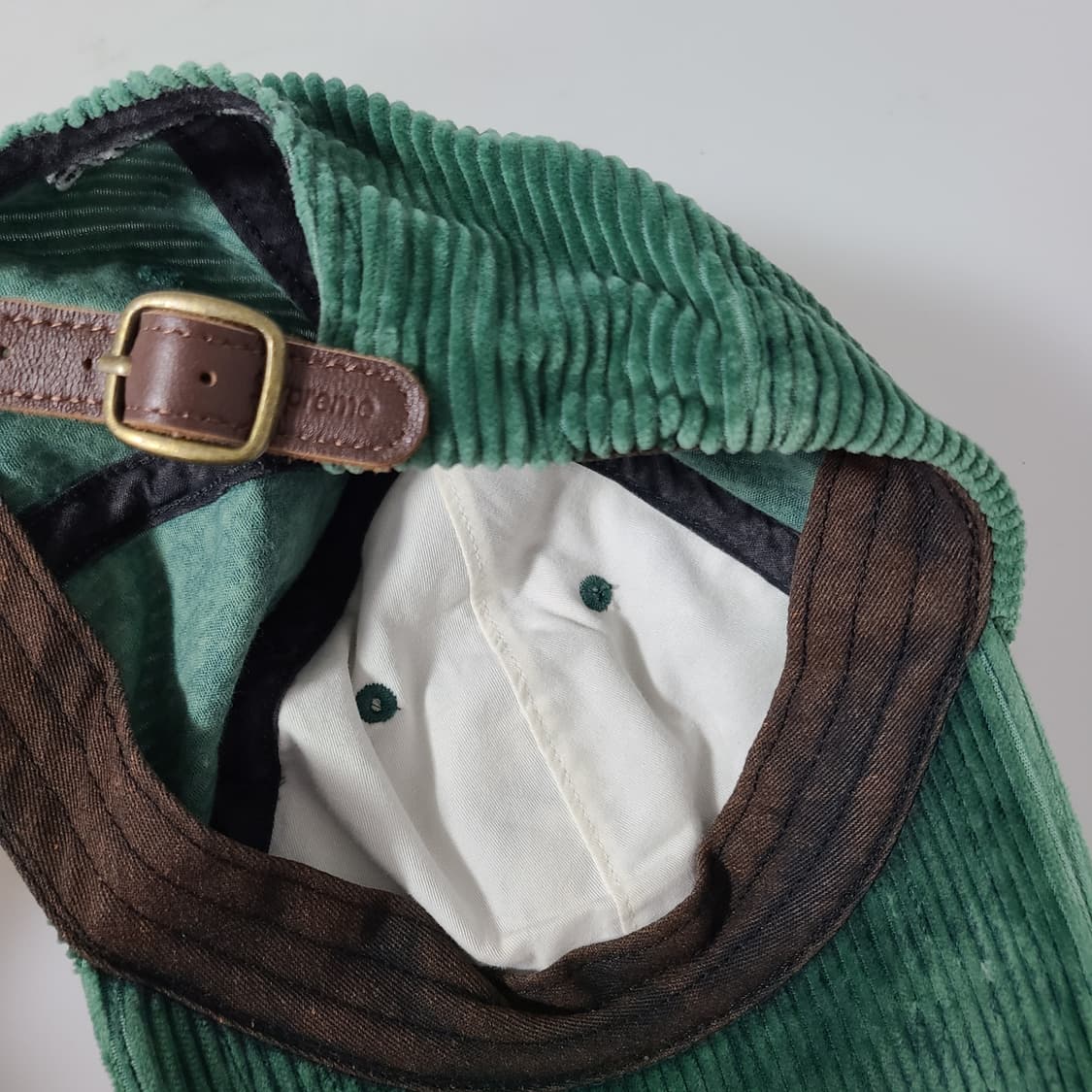 슈프림 코듀로이 S 로고 6 패널 캡 그린 23FW 상품이미지5