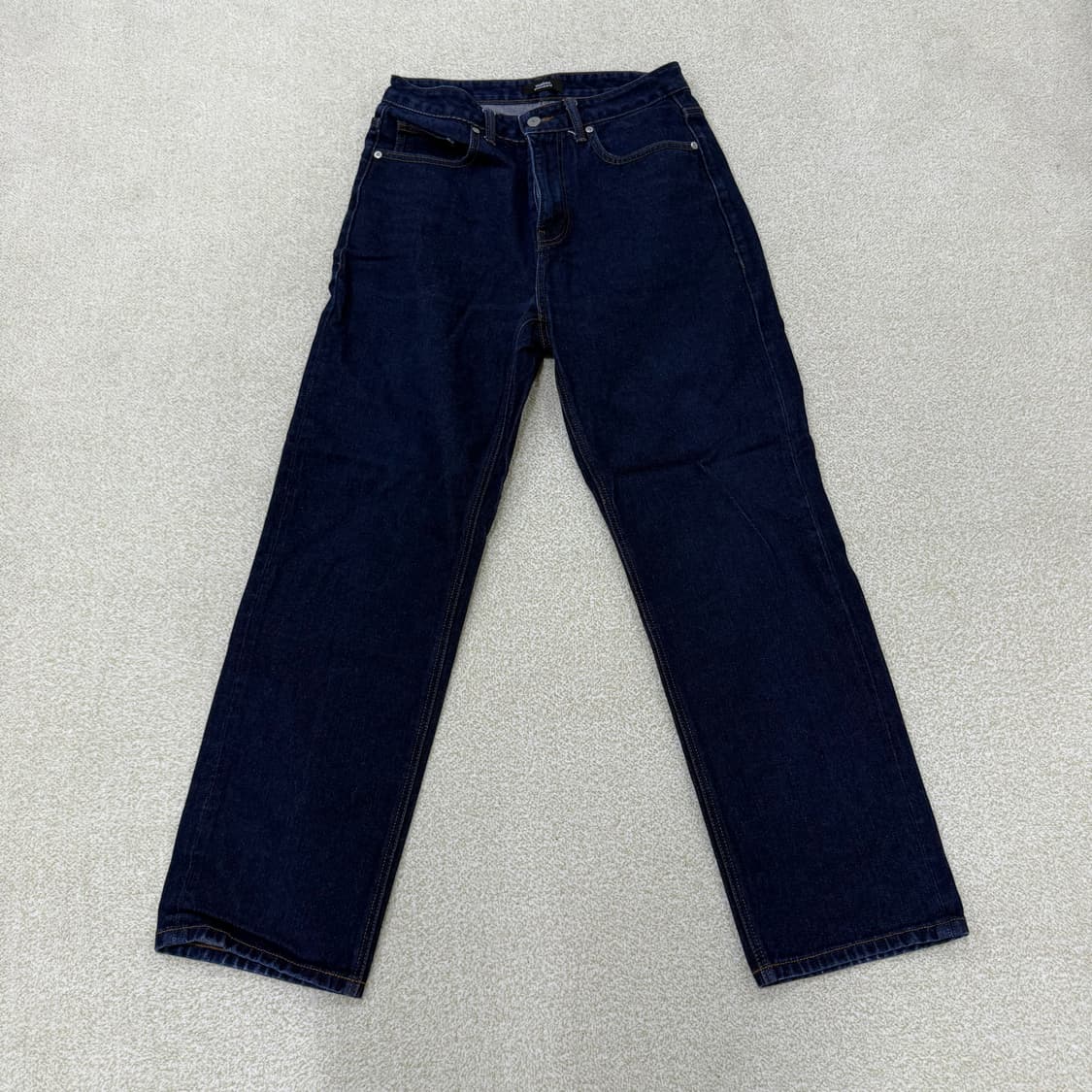[30] 무신사스탠다드 딥 인디고 세미와이드 데님팬츠 0108T1 상품이미지1