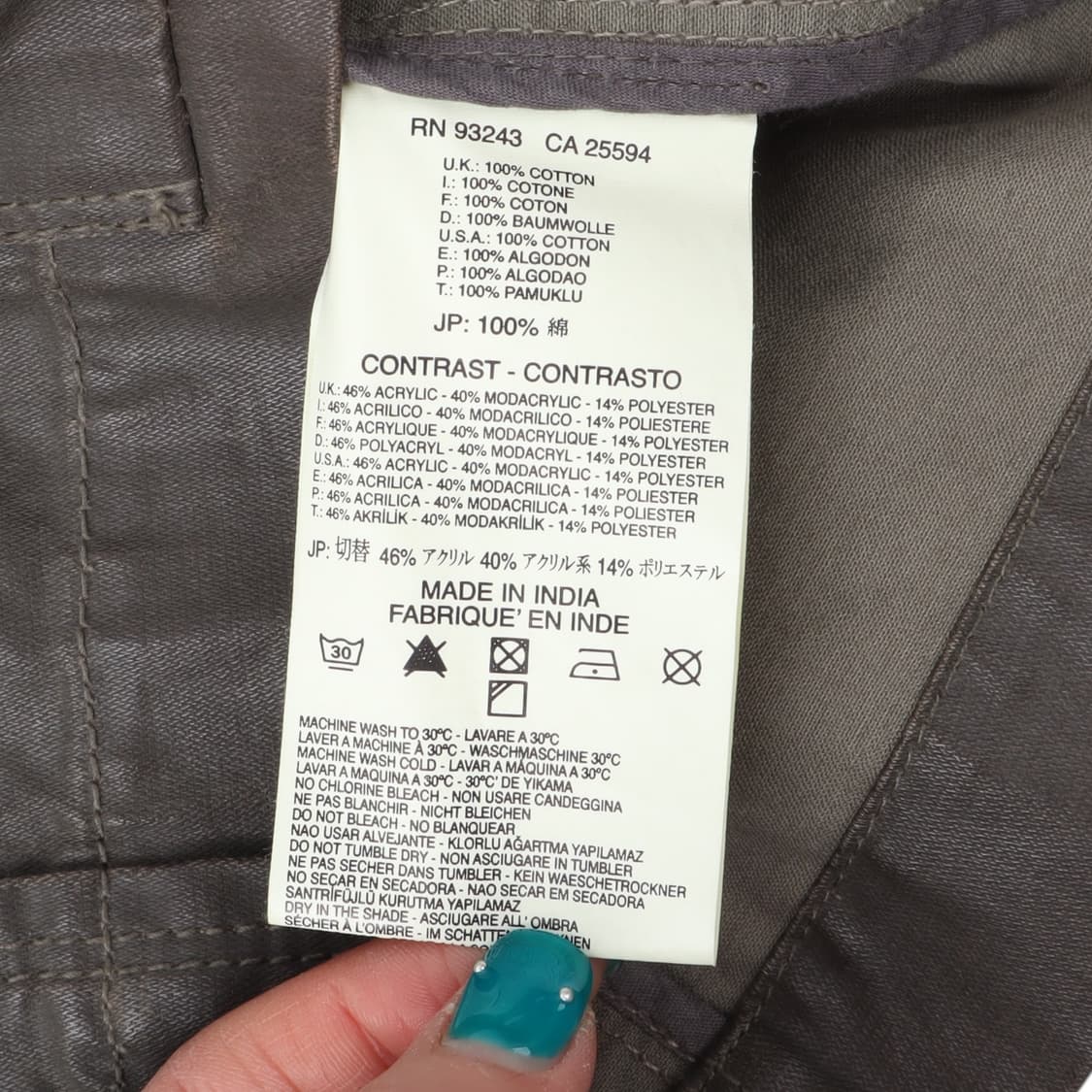 디젤 왁스드 후디 헌팅 필드 자켓 상품이미지9