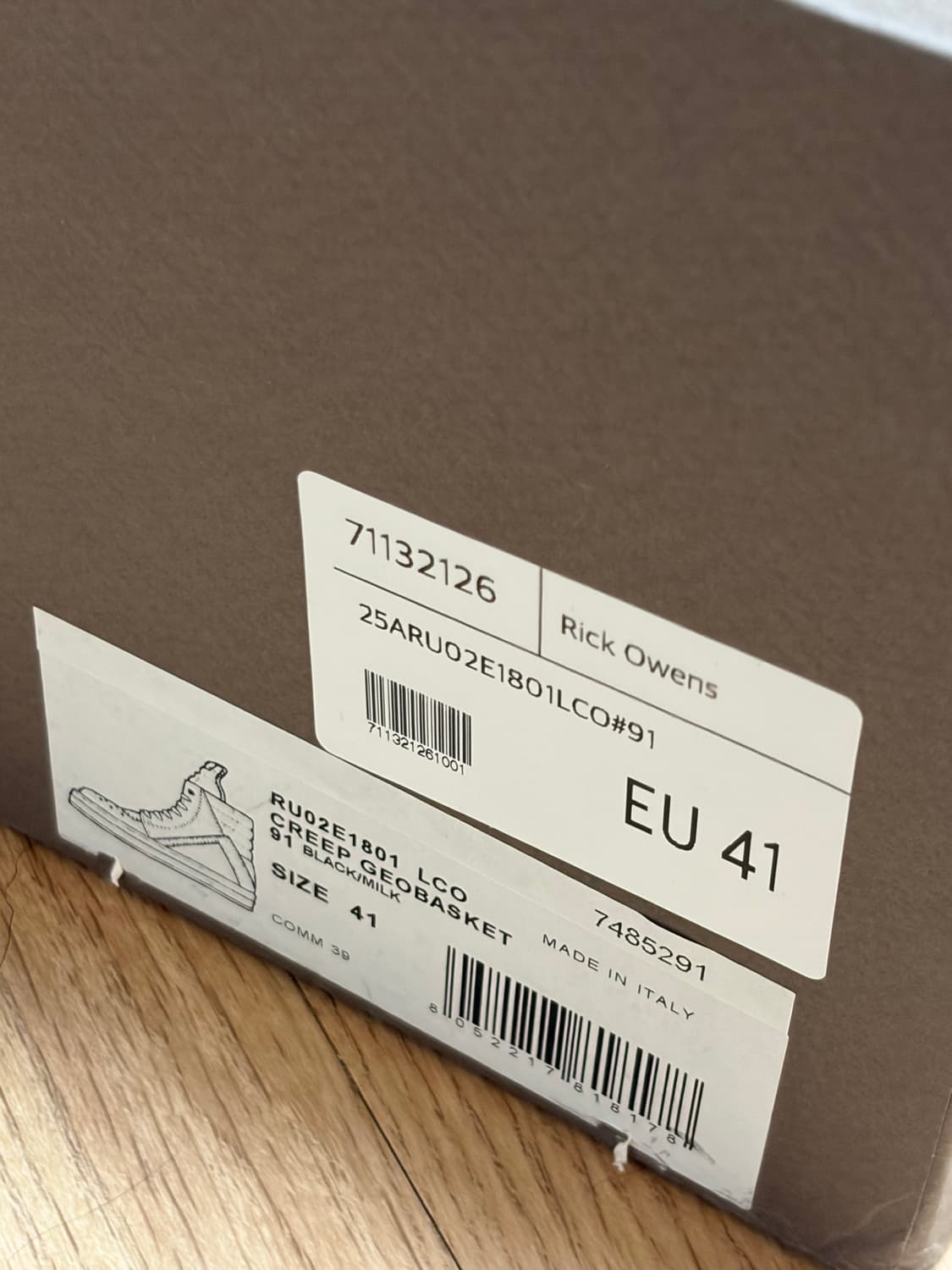 릭오웬스 25FW 지오바스켓 41 상품이미지10