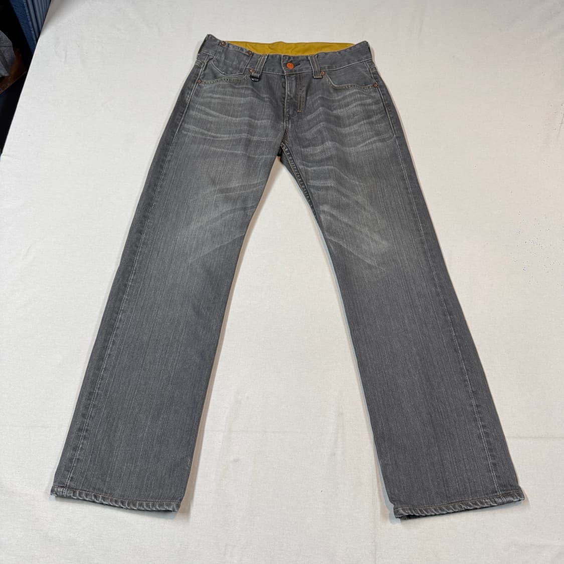 32inch) 리바이스 523 스트레이트 핏 워싱 데님 청바지 상품이미지6