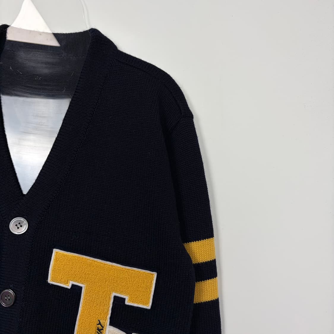 빈티지 레터맨 니트 가디건 상품이미지3