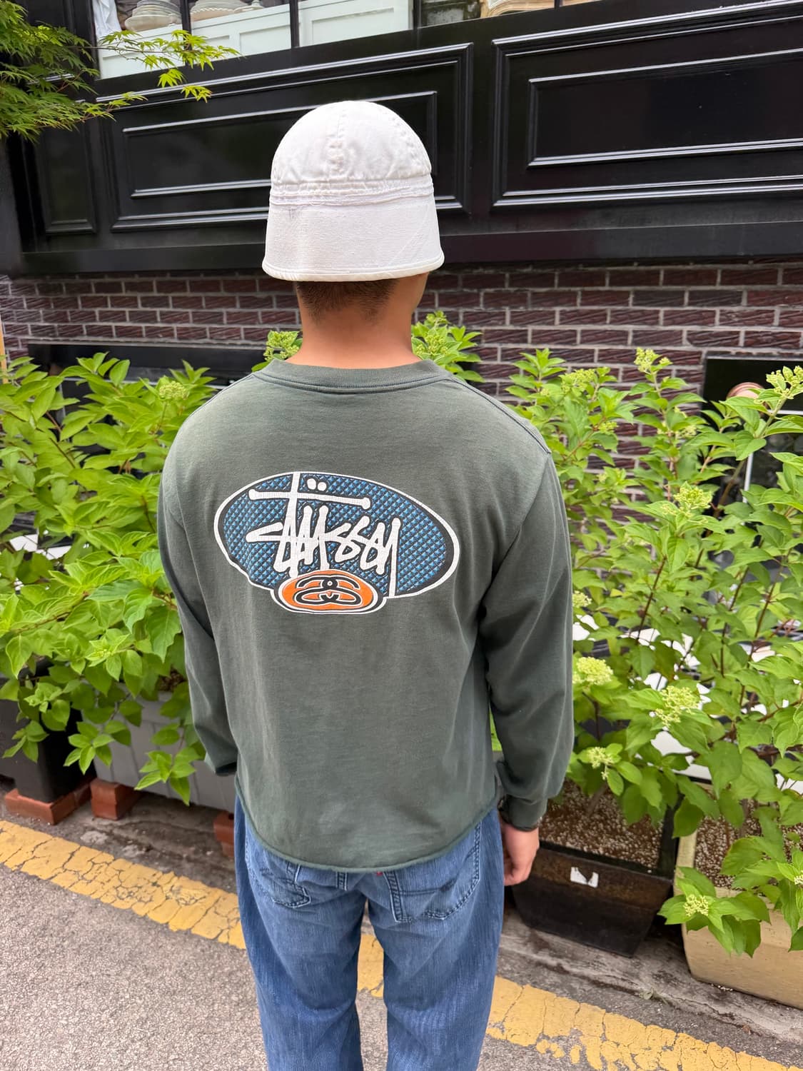 90s Stussy cutting LS 상품이미지4