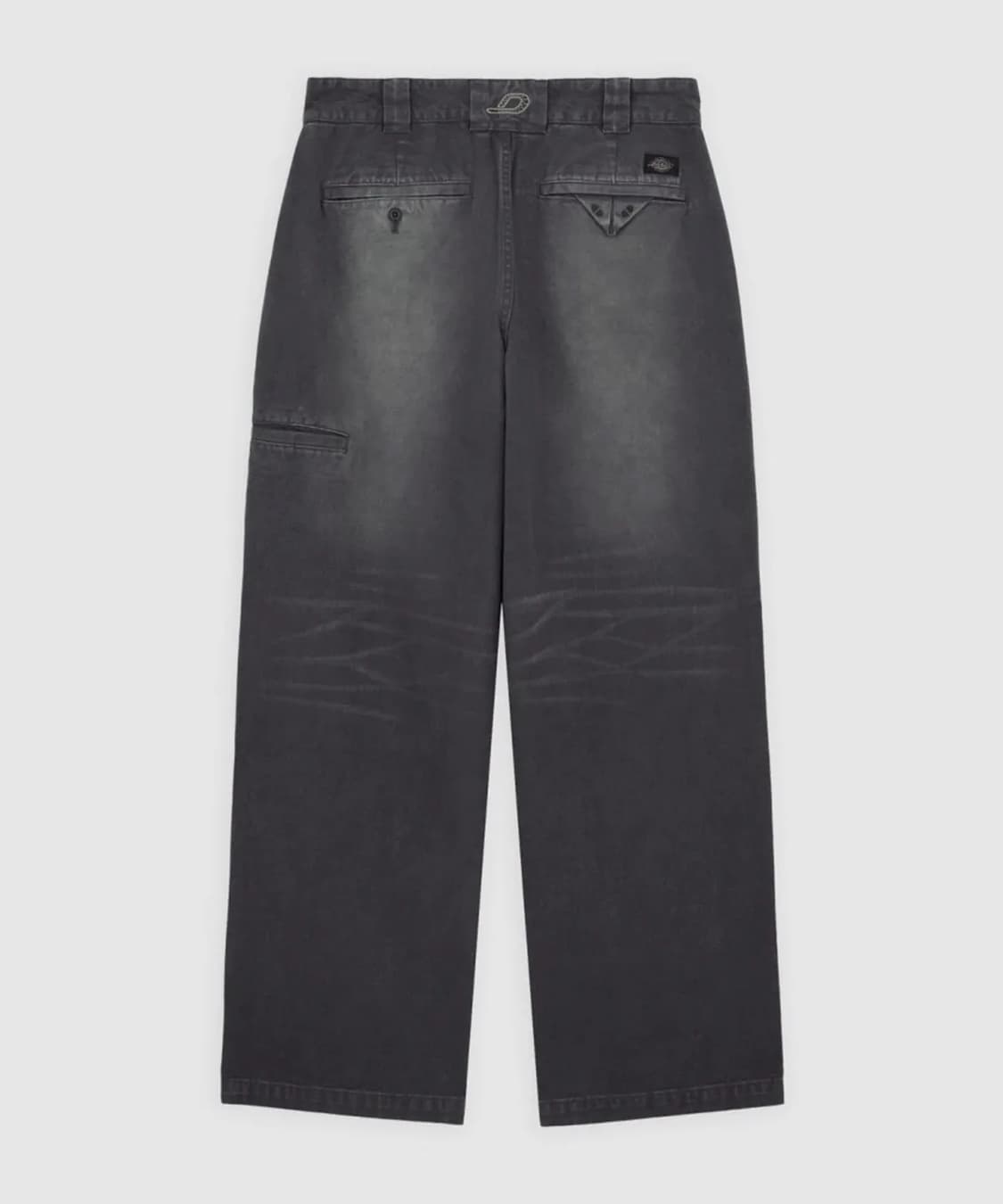 워시드 스네이크 더블니 팬츠 Black 36 상품이미지4