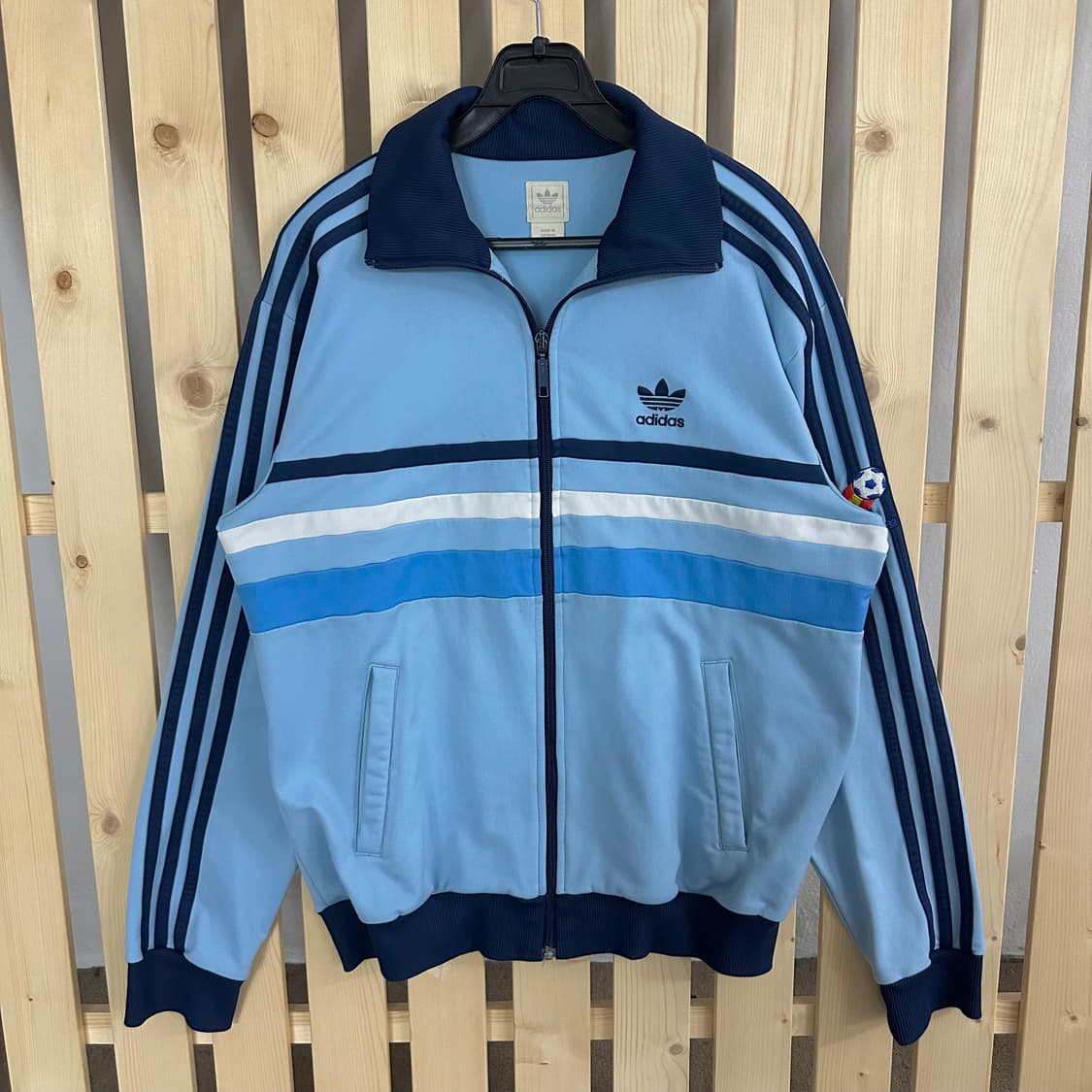 (M) 아디다스 00s 82 스페인 에스파냐 스카이블루 트랙탑 져지 상품이미지1