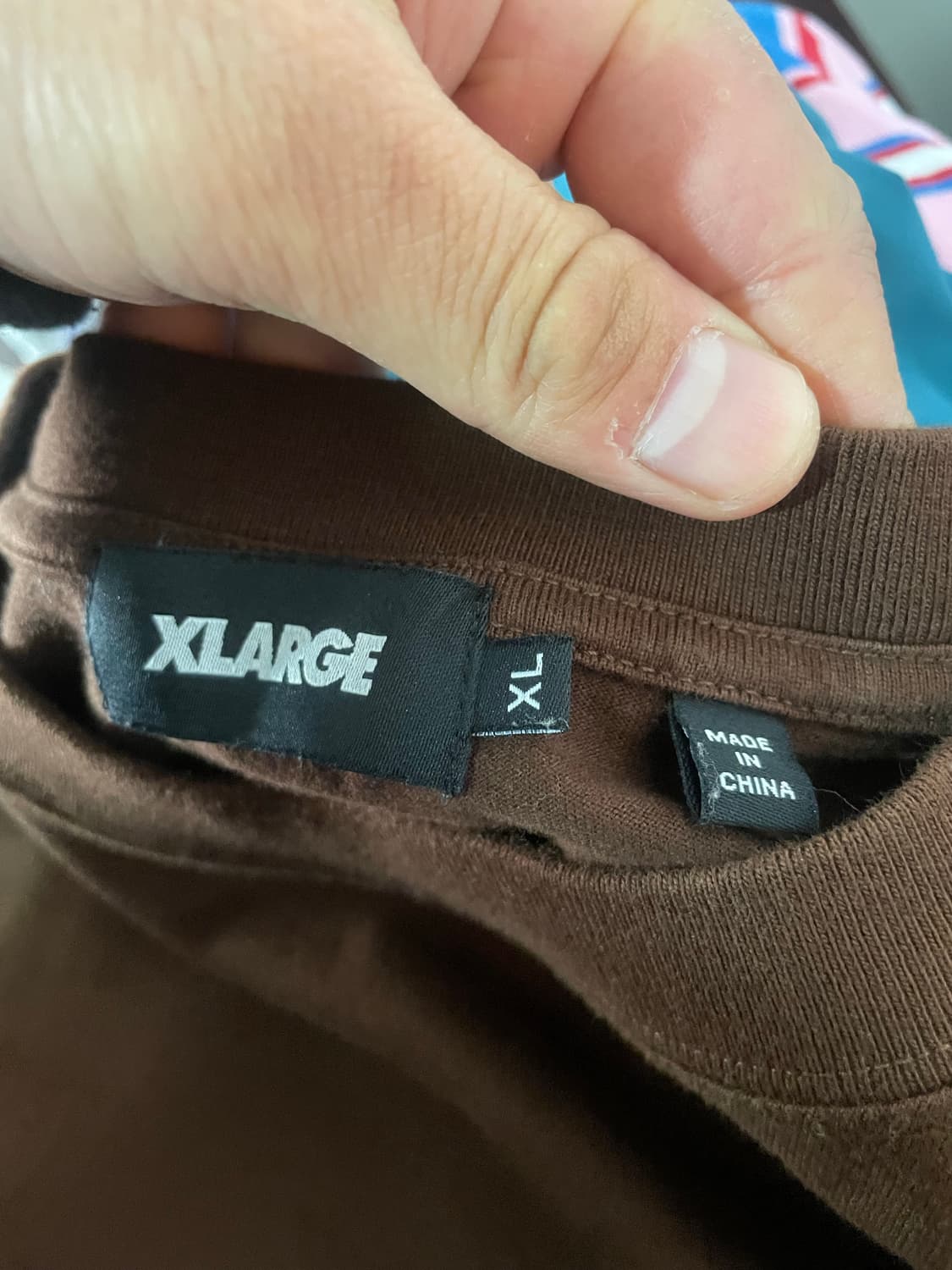 Xlarge 엑스라지 롱슬리브 브라운 XL 상품이미지7