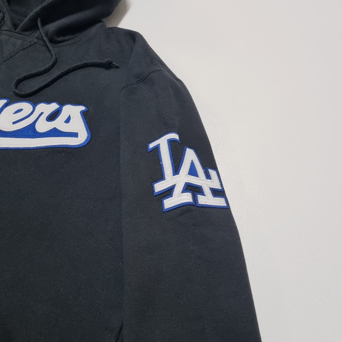 00S 빈티지 RUSSELL LA 다져스 후디 블랙 - XL 상품이미지6