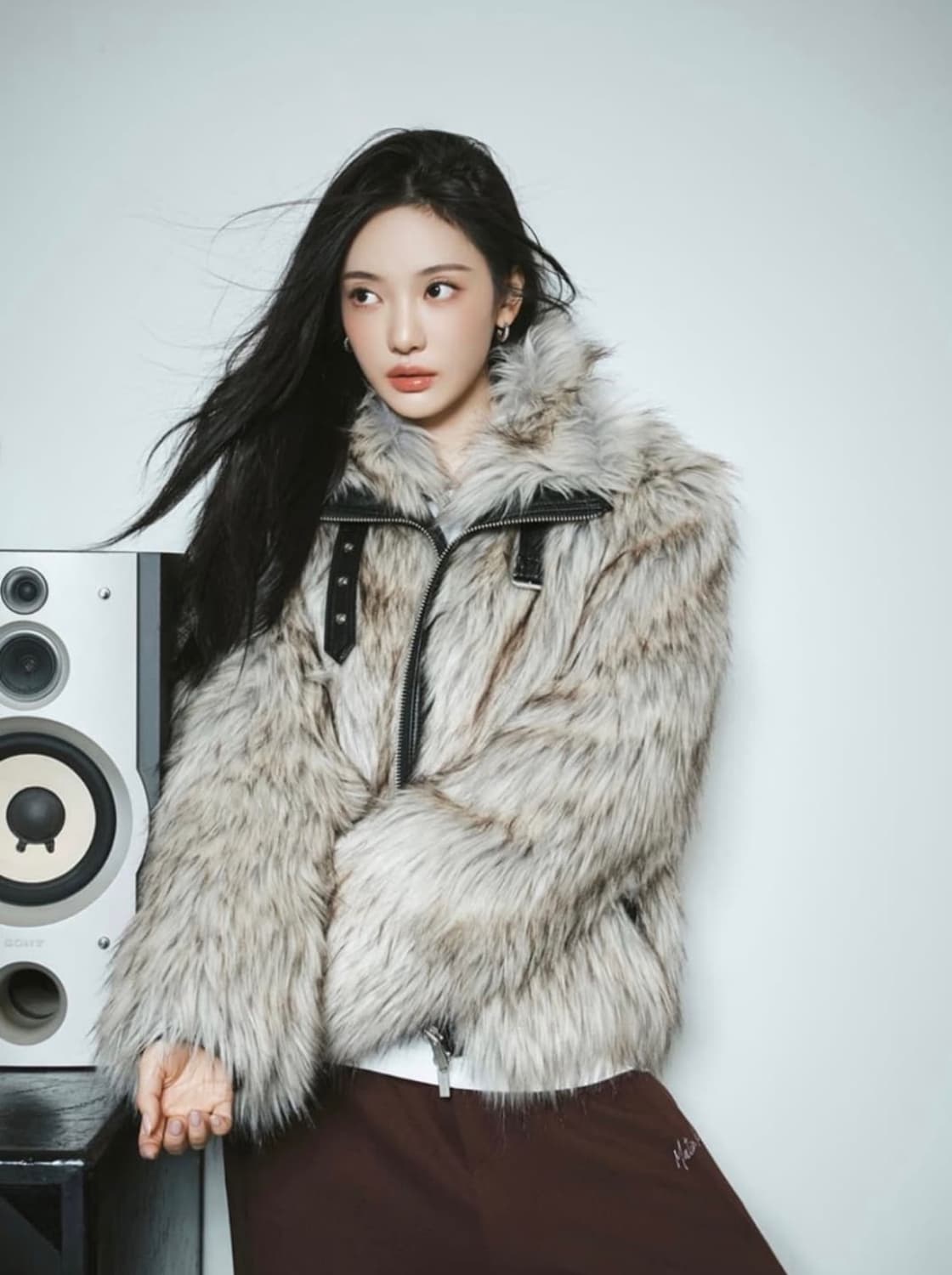 마뗑킴 퍼자켓 판매 (닝닝착용) 상품이미지1