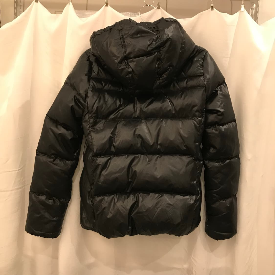 Ask 에스크 고스펑크 덕다운 블랙 레드 숏패딩 상품이미지5