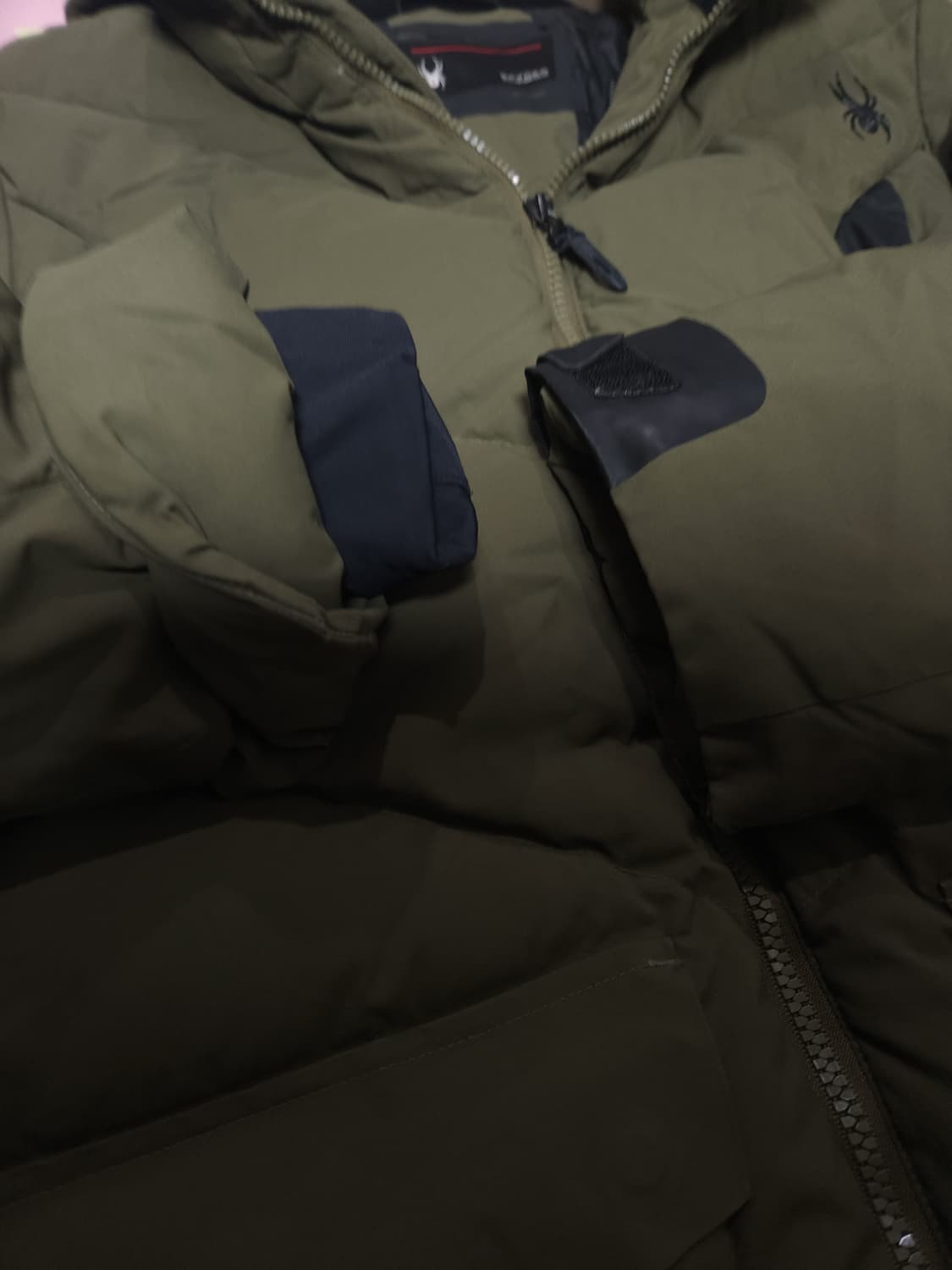 스파이더 구스다운 롱패딩, L 상품이미지5